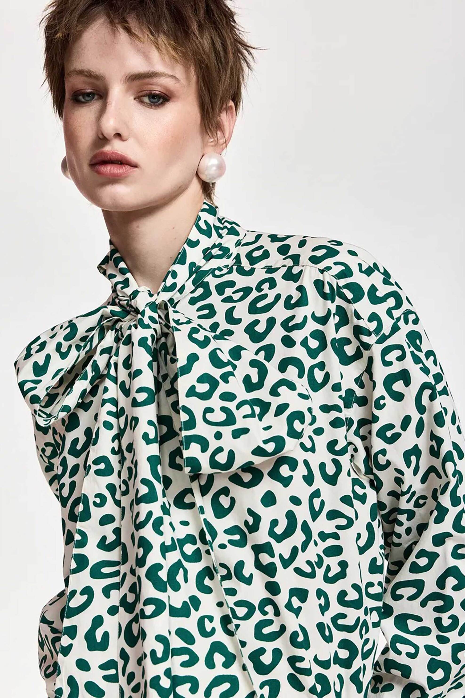 Essentiel Antwerp γυναικεία μπλούζα με animal print 