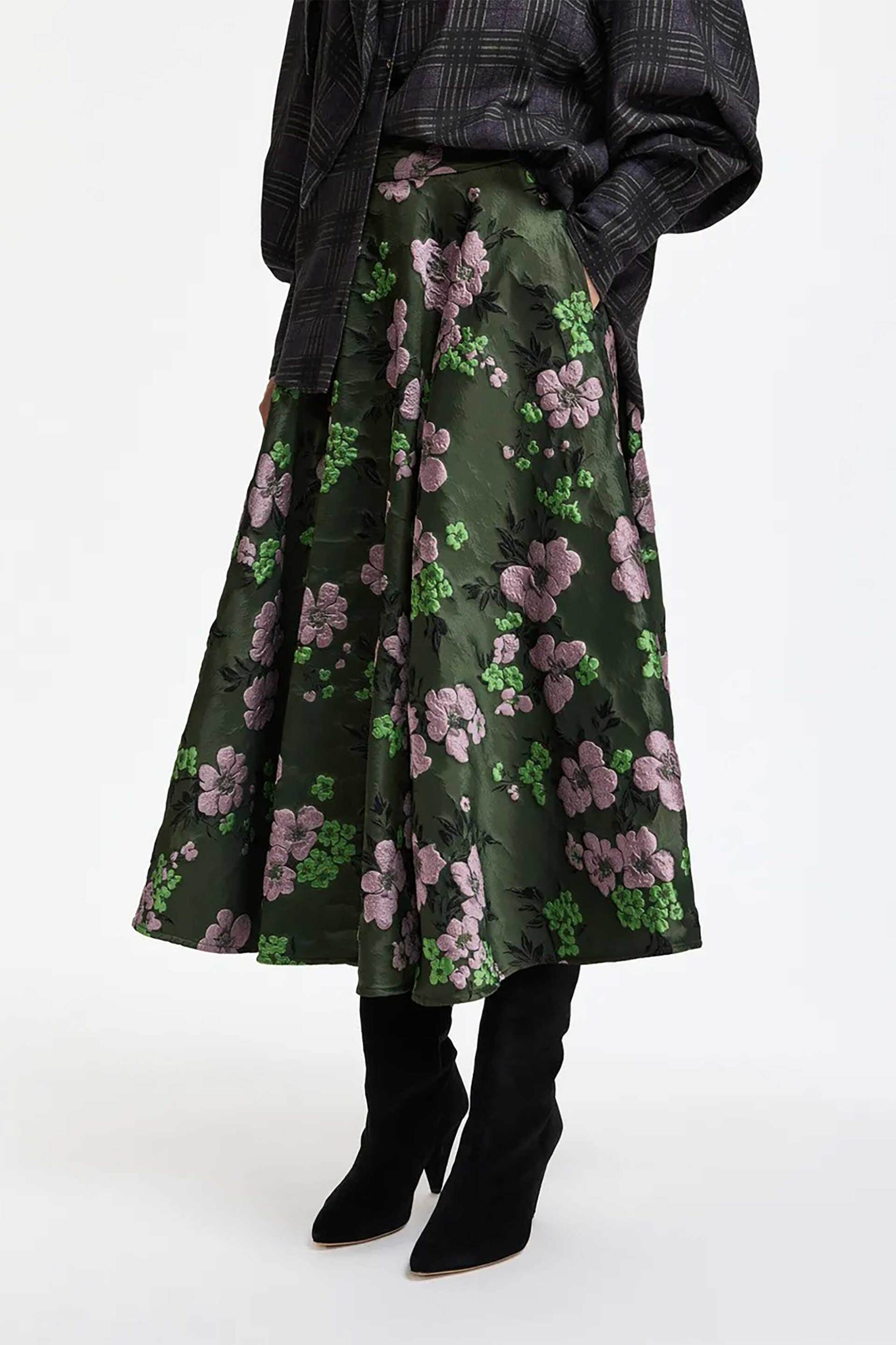 Essentiel Antwerp γυναικεία midi φούστα jacquard 