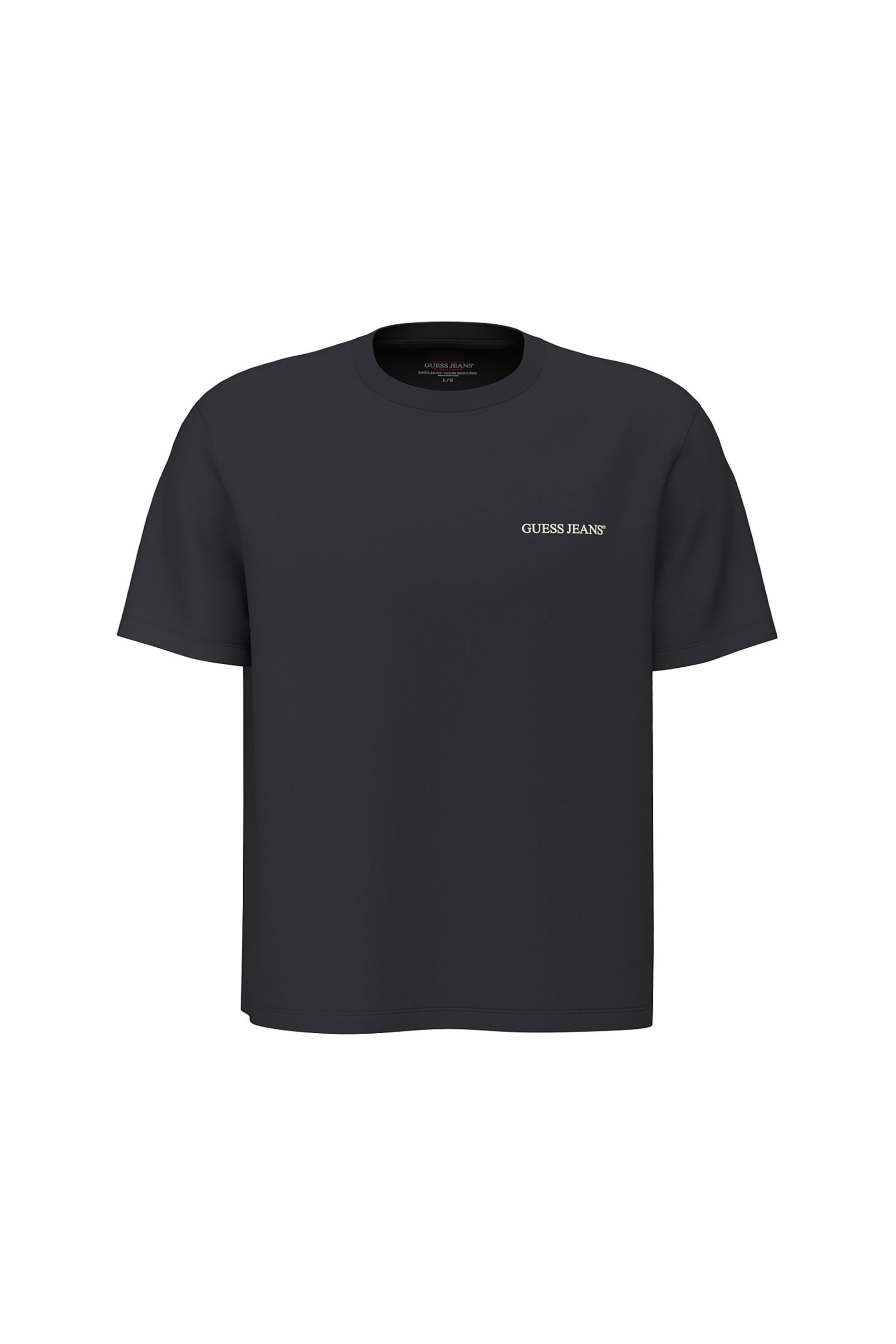 Guess ανδρικό T-shirt με logo print - M5BI78K8FQ4 Μαύρο