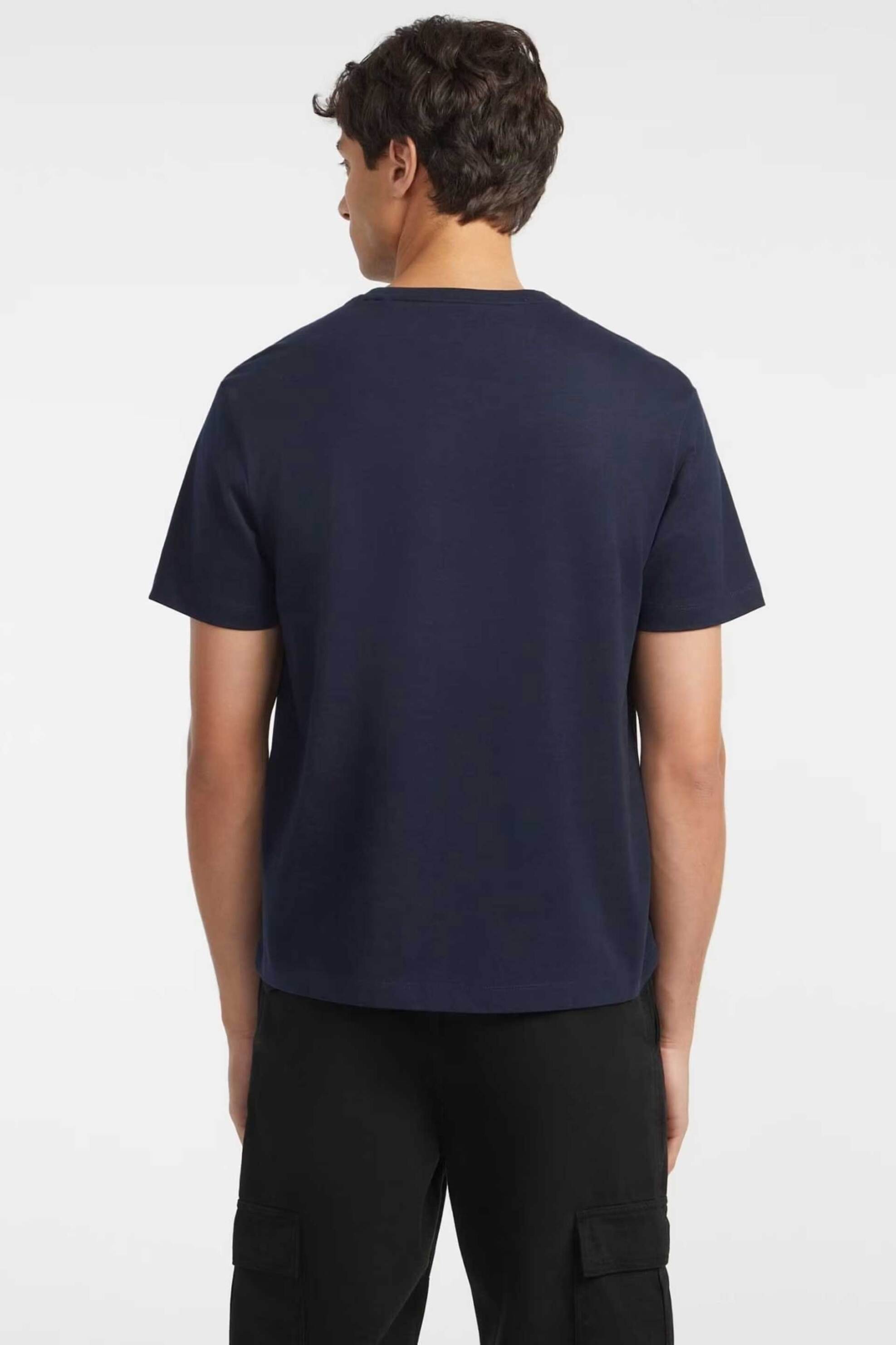 Guess Ανδρικό T-Shirt με Logo Print Regular Fit American Tradition - M4Yi42K8Fq4 Μπλε