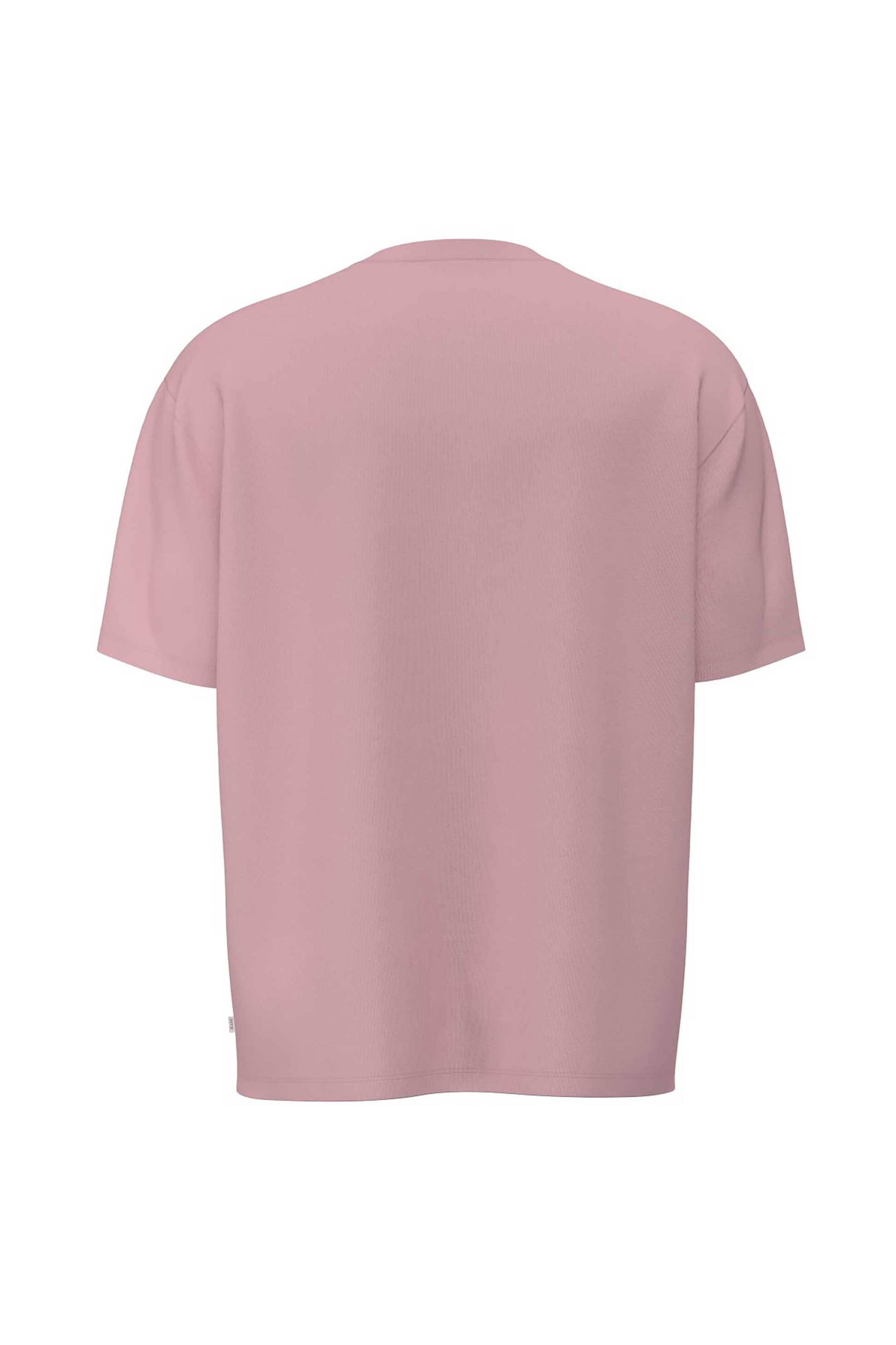Guess Ανδρικό T-Shirt με Logo Relaxed Fit - M4Yi44K8Fq4 Ροζ