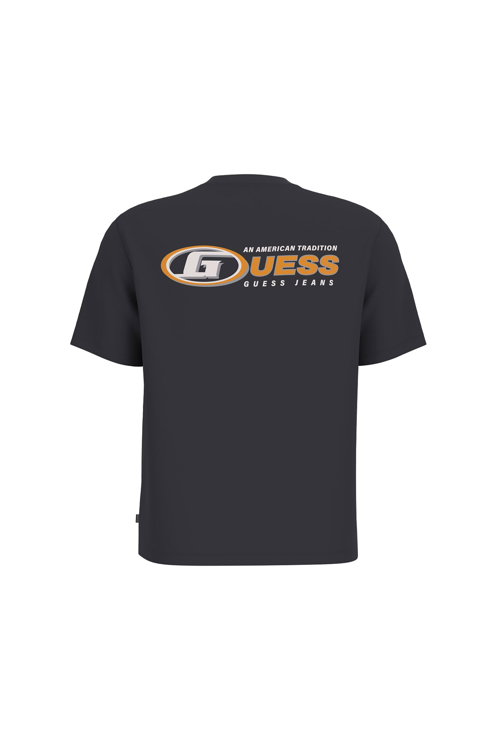 Guess Ανδρικό T-Shirt με Logo Print Regular Fit - M6Ri43K8Fq4 Μαύρο