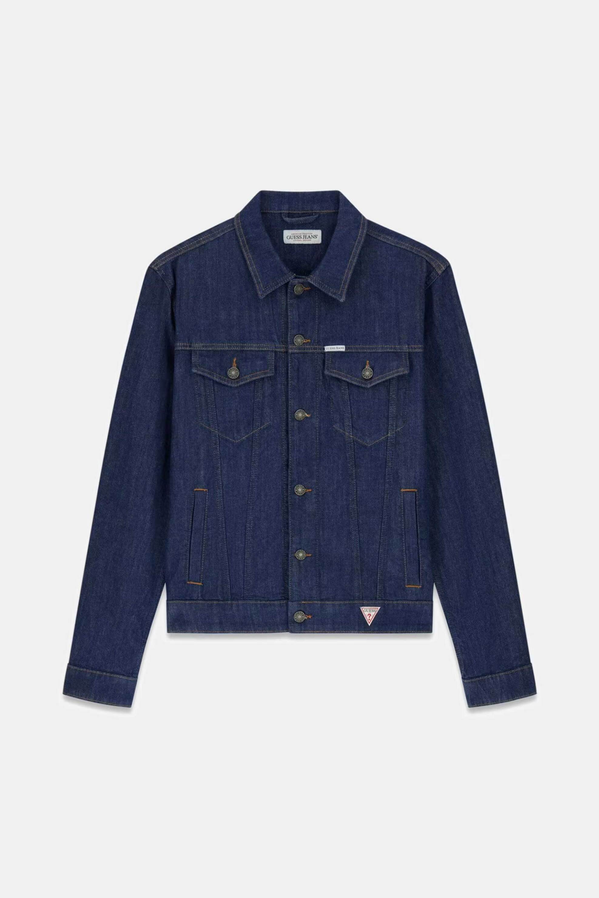 Guess Ανδρικό Denim Jacket - M6Rn33D002G Blue Σκούρο