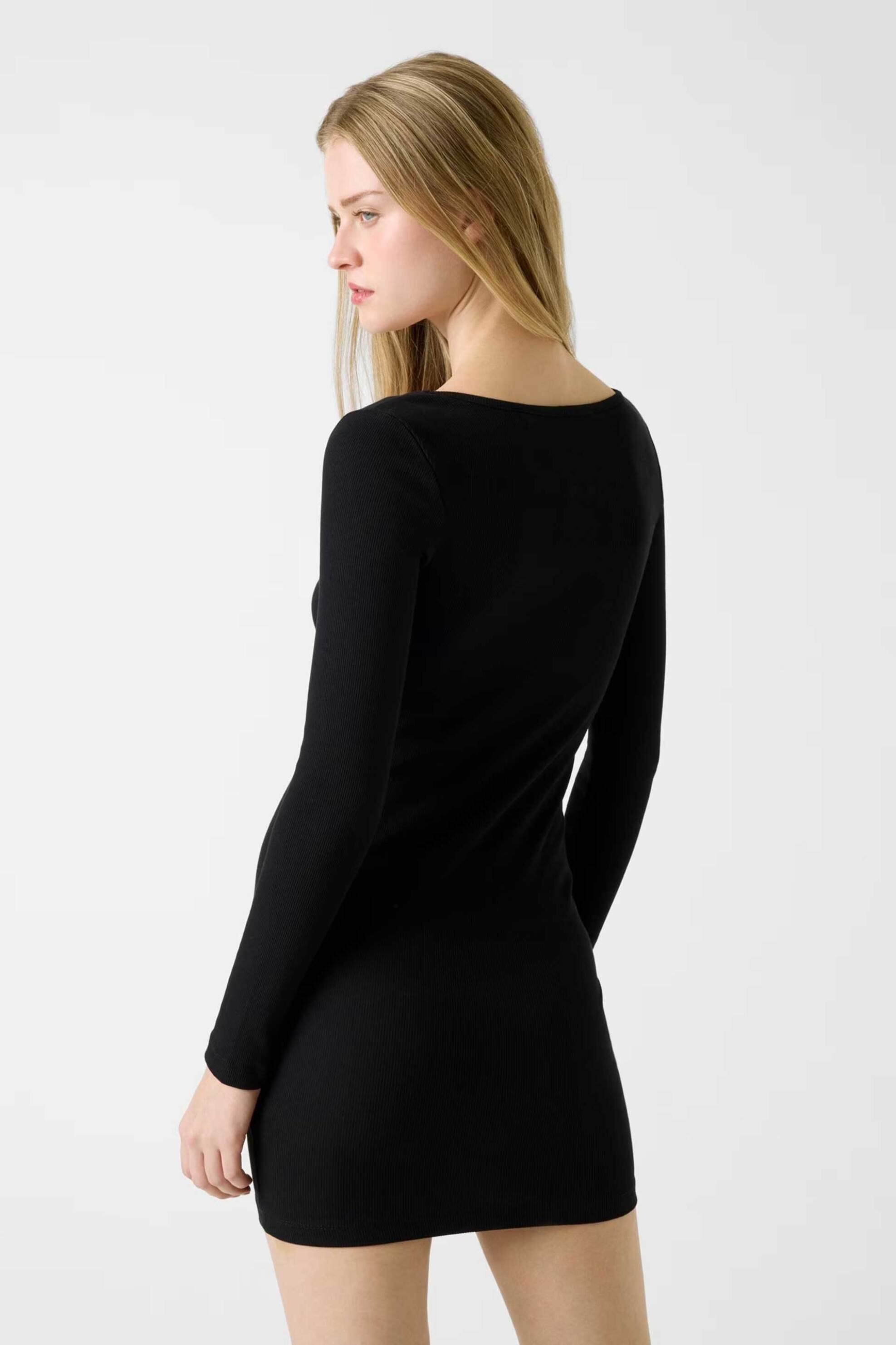 GUESS Guess γυναικείο mini φόρεμα εφαρμοστό - W5BK12KA0H1 Μαύρο - 3