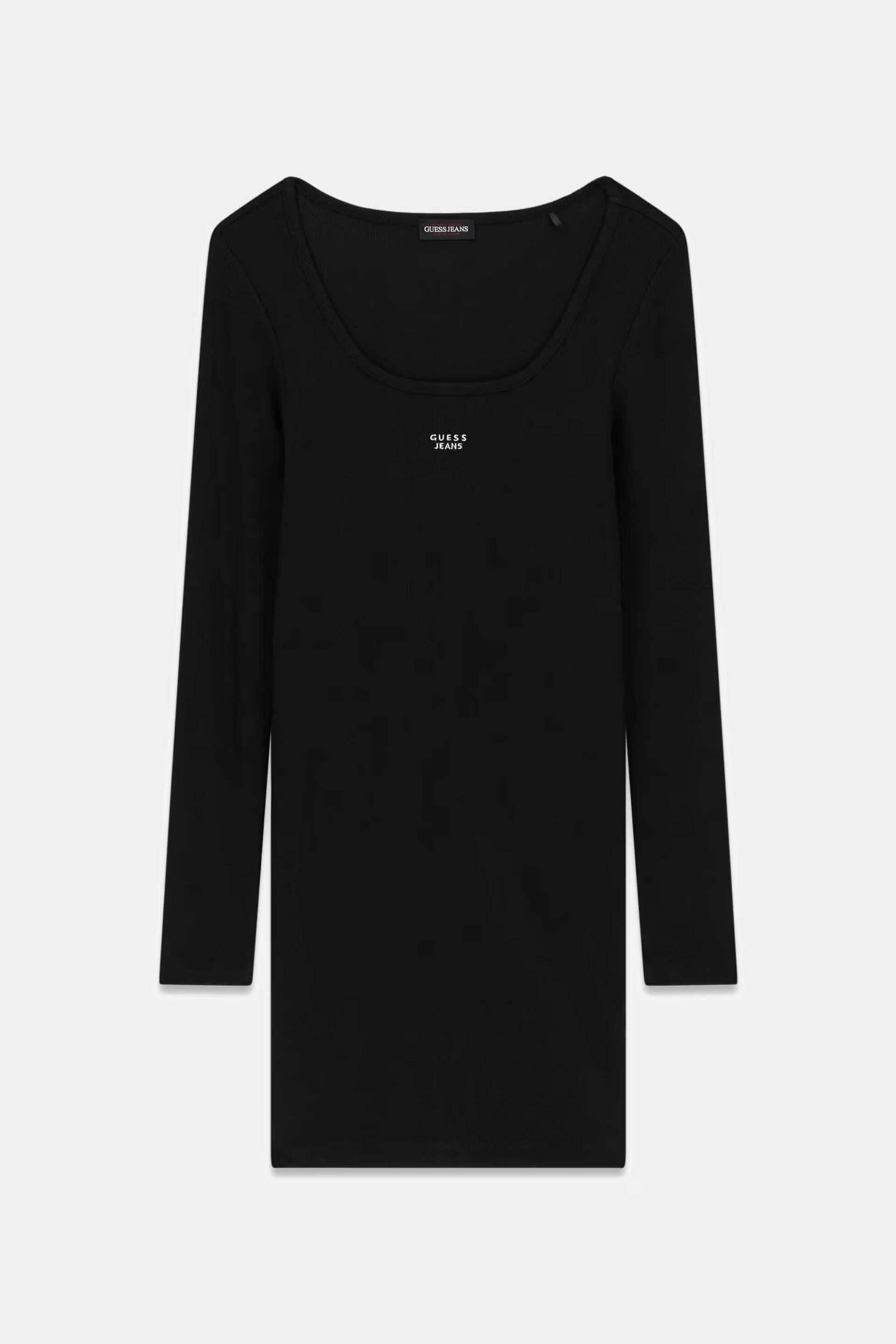 Guess Γυναικείο Mini Φόρεμα Εφαρμοστό - W5Bk12Ka0H1 Μαύρο