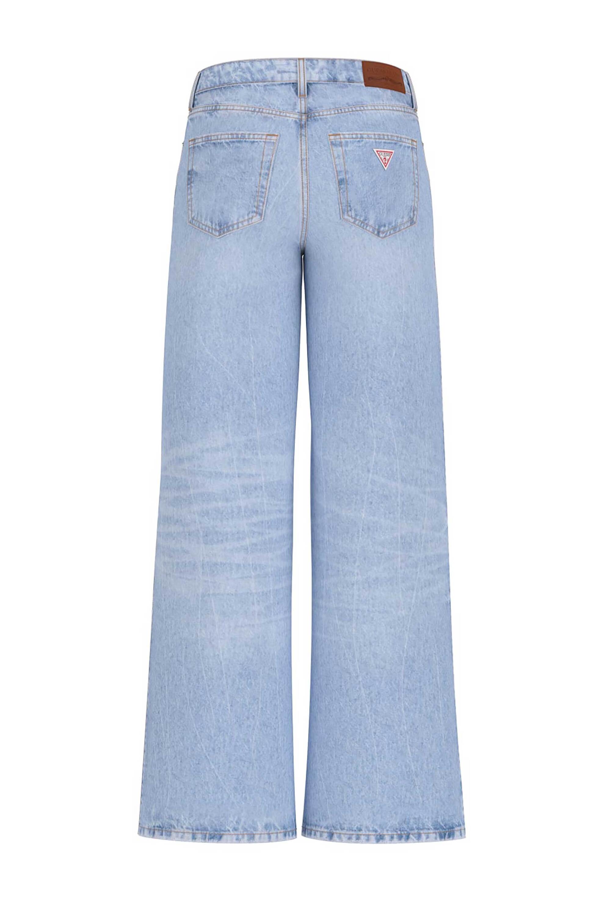 Guess γυναικείο τζιν παντελόνι πεντάτσεπο Wide Leg 