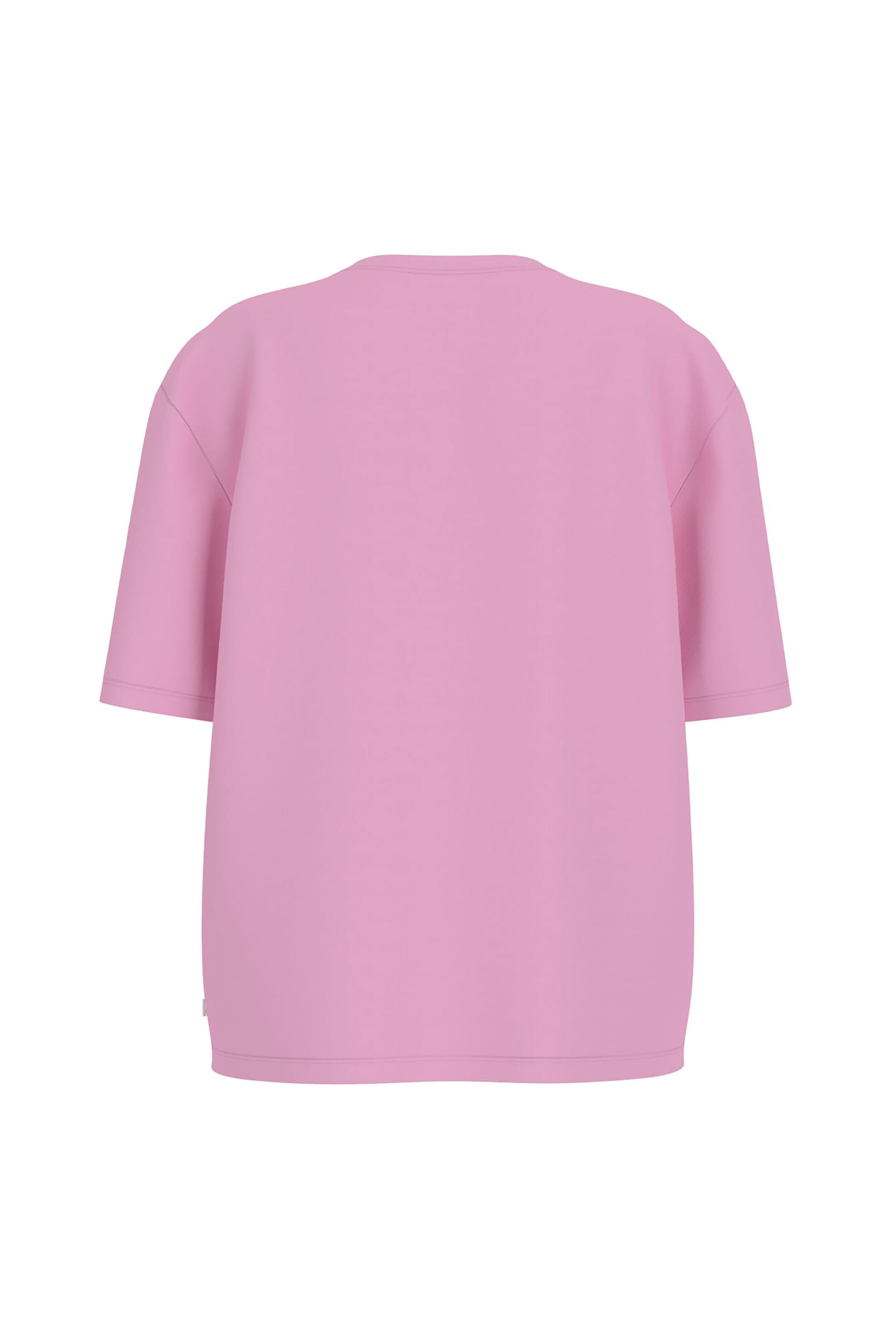 Guess γυναικείο T-shirt με λογότυπο Regular Fit - W6RI20K8HM0 Ροζ