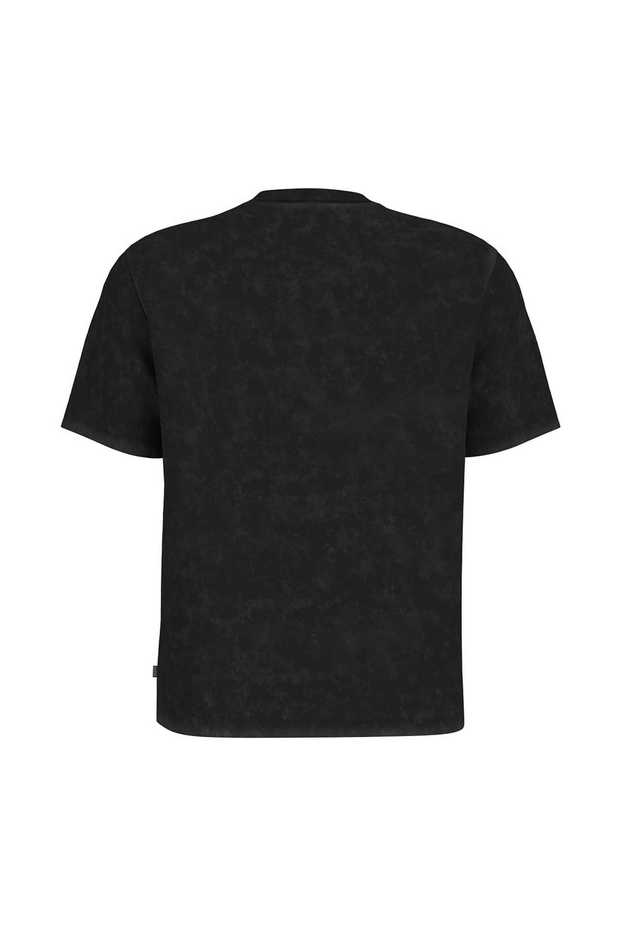 Guess Ανδρικό T-Shirt με Logo Print Regular Fit - M6Gib6K8Fq4 Μαύρο