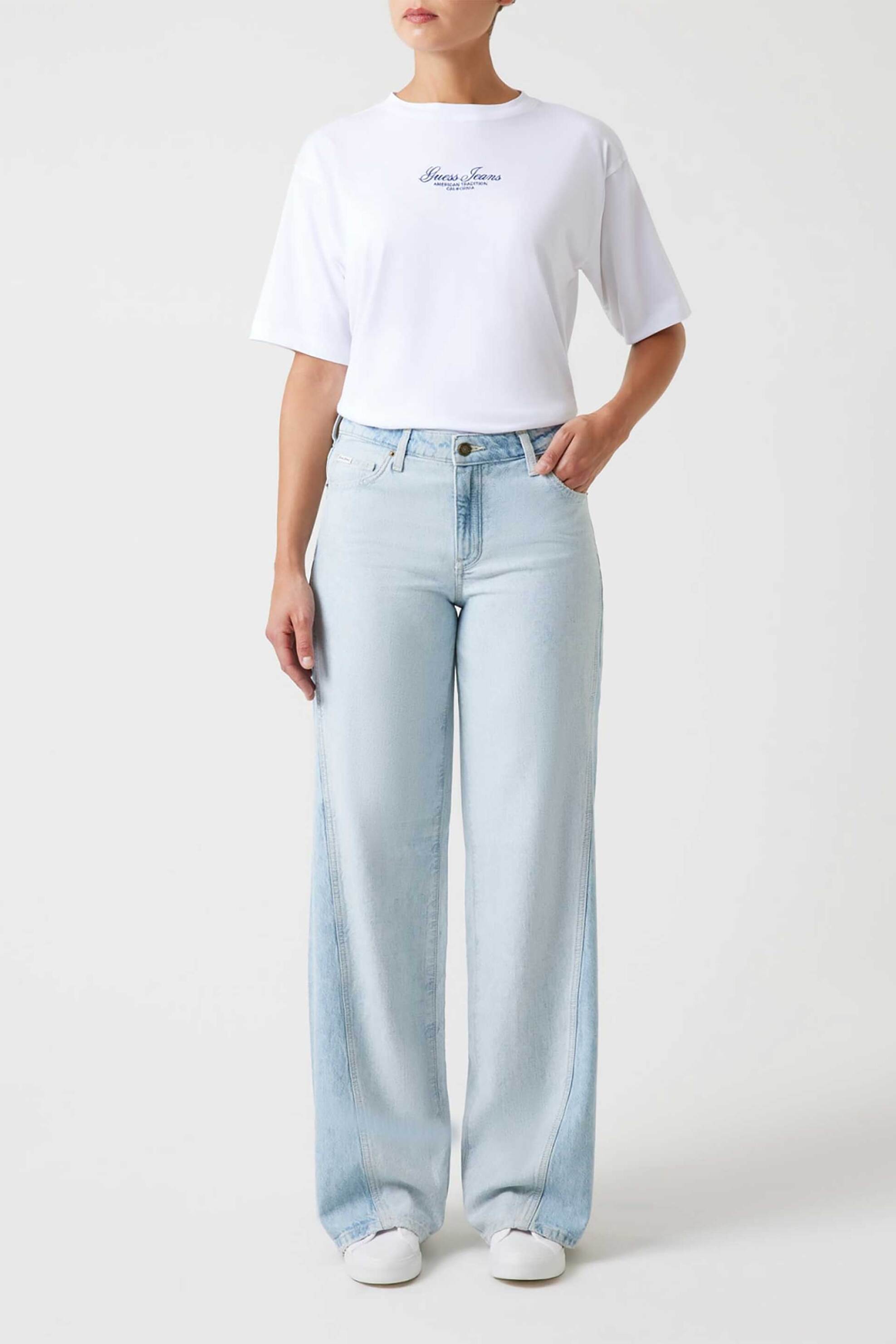 Γυναικεία Παντελόνια Τζιν Wide Leg Guess