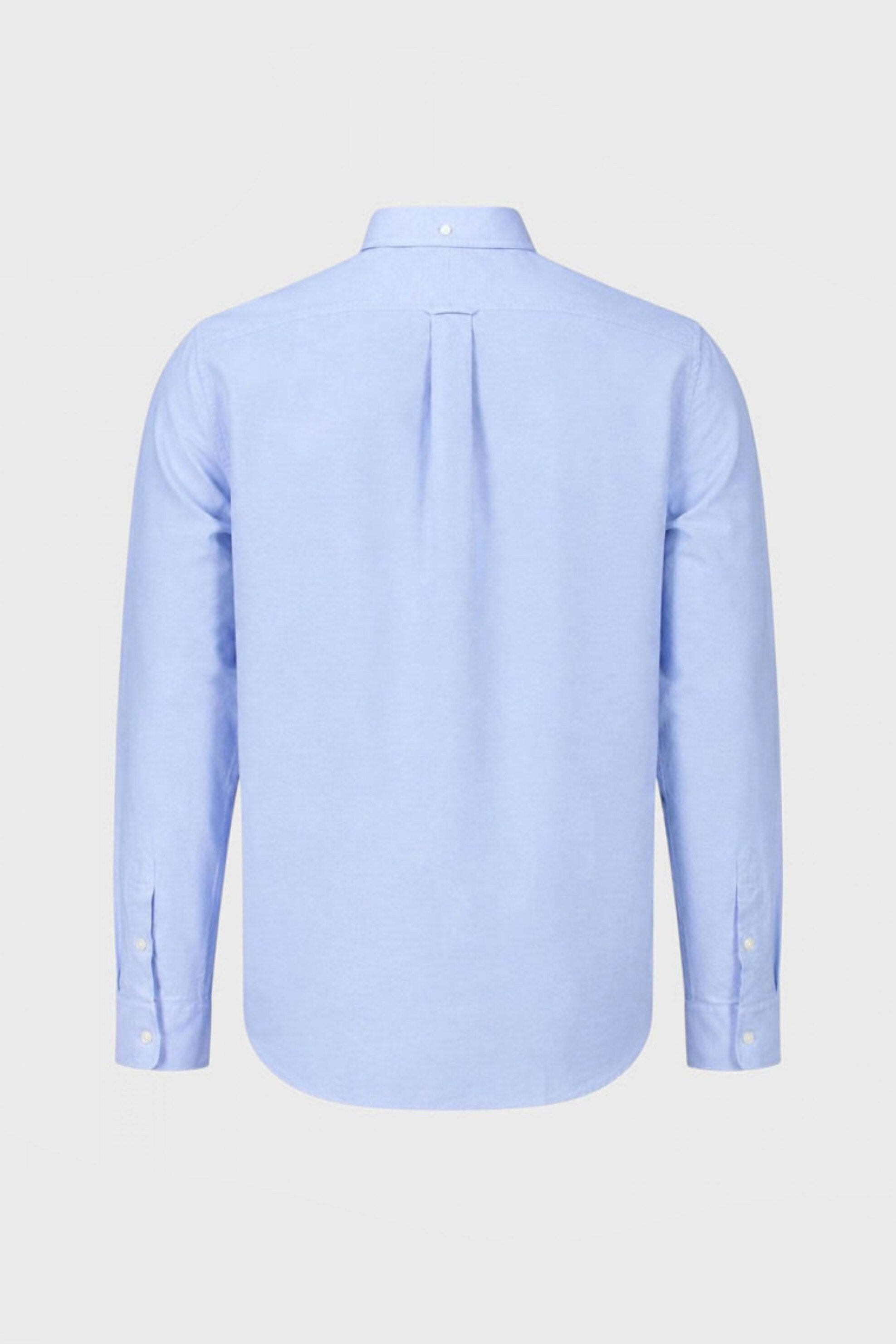 Guess Ανδρικό Πουκάμισο Oxford Button Down με Λογότυπο Regular Fit - M6Yh04W2561 Μπλε Ανοιχτό
