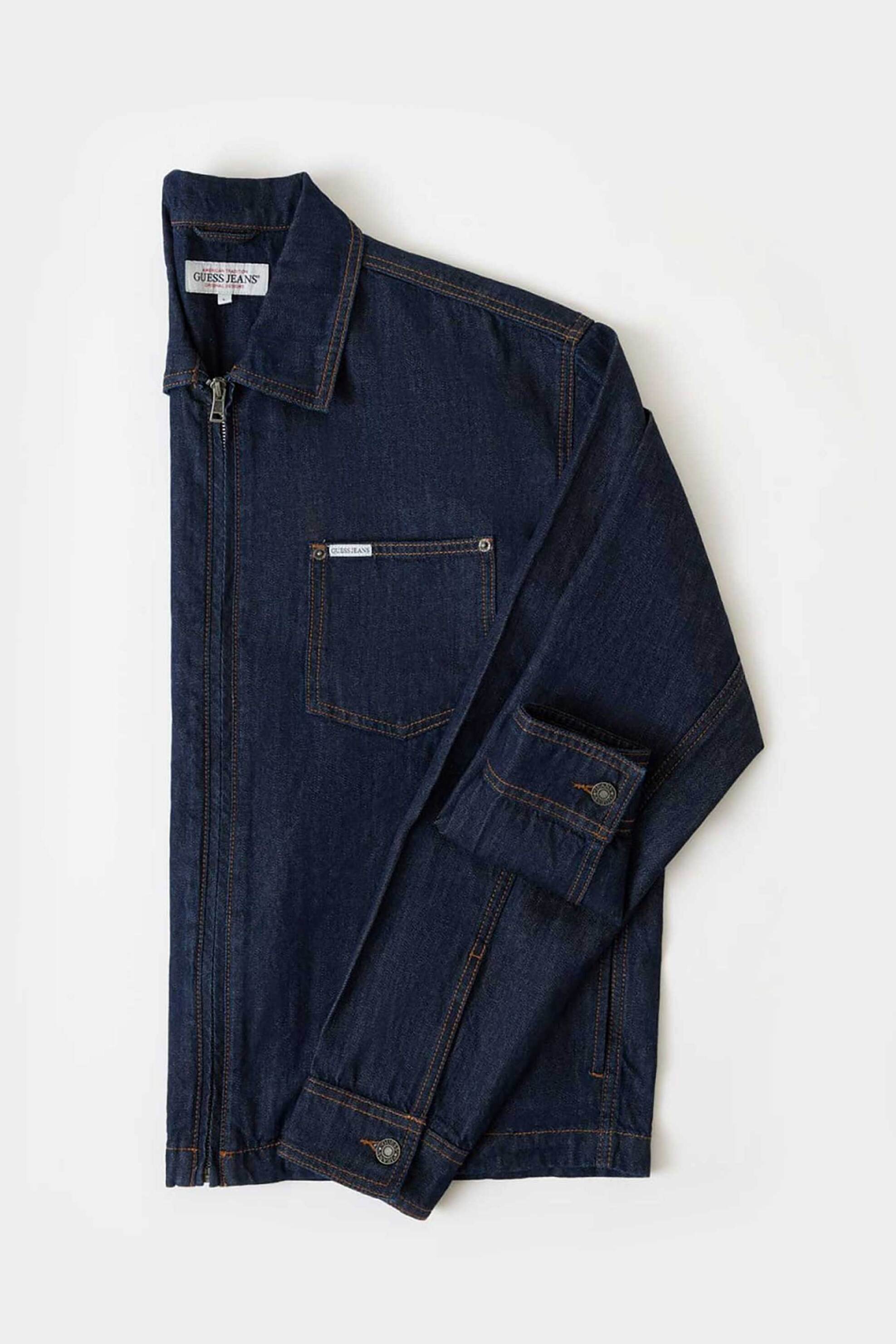 Guess Ανδρικό Denim Jacket Boxy Fit - M6Yn01D1316 Blue Σκούρο