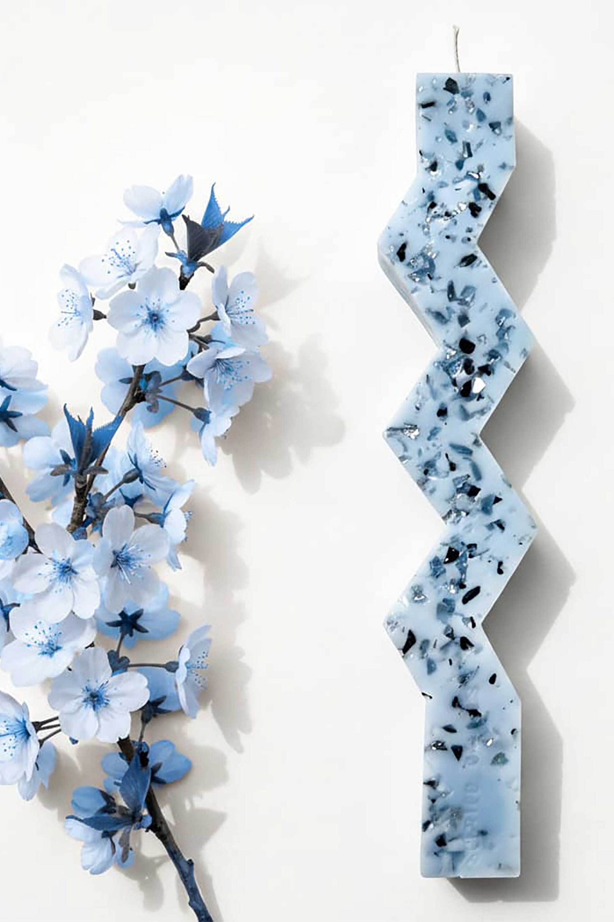 Luxury Candles πασχαλινή χειροποίητη αρωματική λαμπάδα "Crystal Blue" - 0600000000105