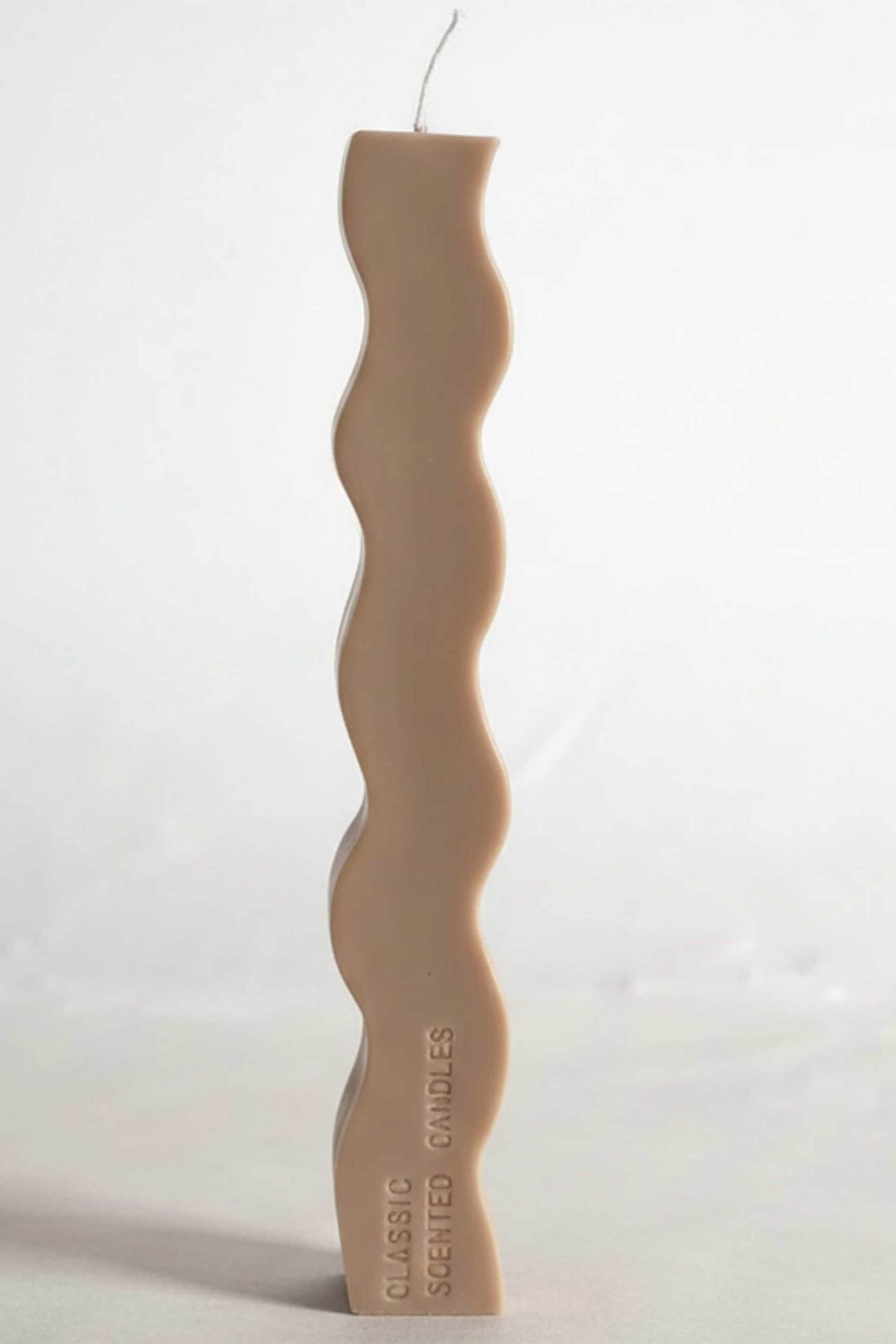 Luxury Candles πασχαλινή χειροποίητη αρωματική λαμπάδα "Wave Brown" - 0600000000302