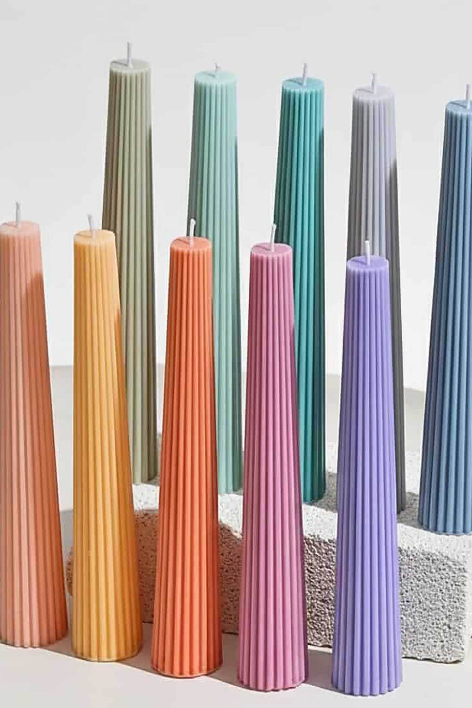 Luxury Candles πασχαλινή χειροποίητη αρωματική λαμπάδα "Earth Green" - 0600000000305