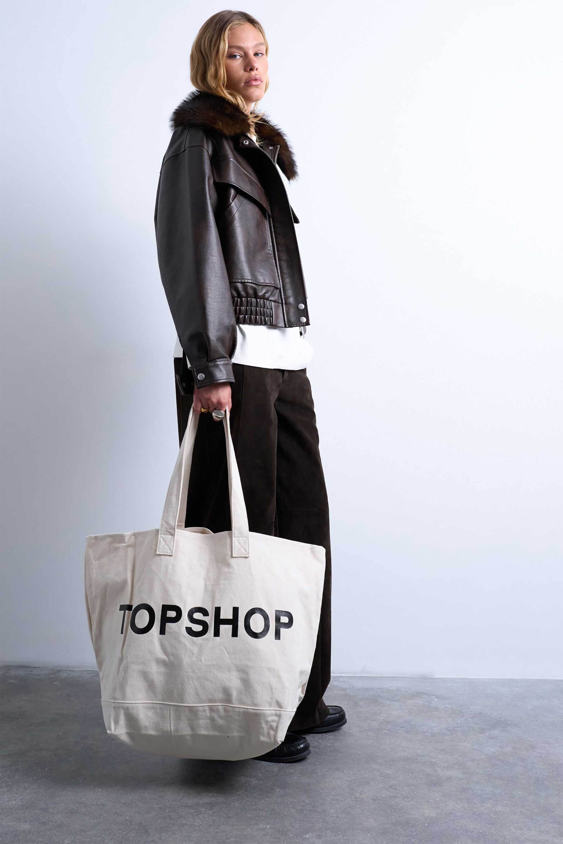 Topshop Γυναικεία Shopping Τσάντα Tsivy - 31000713 Λευκό