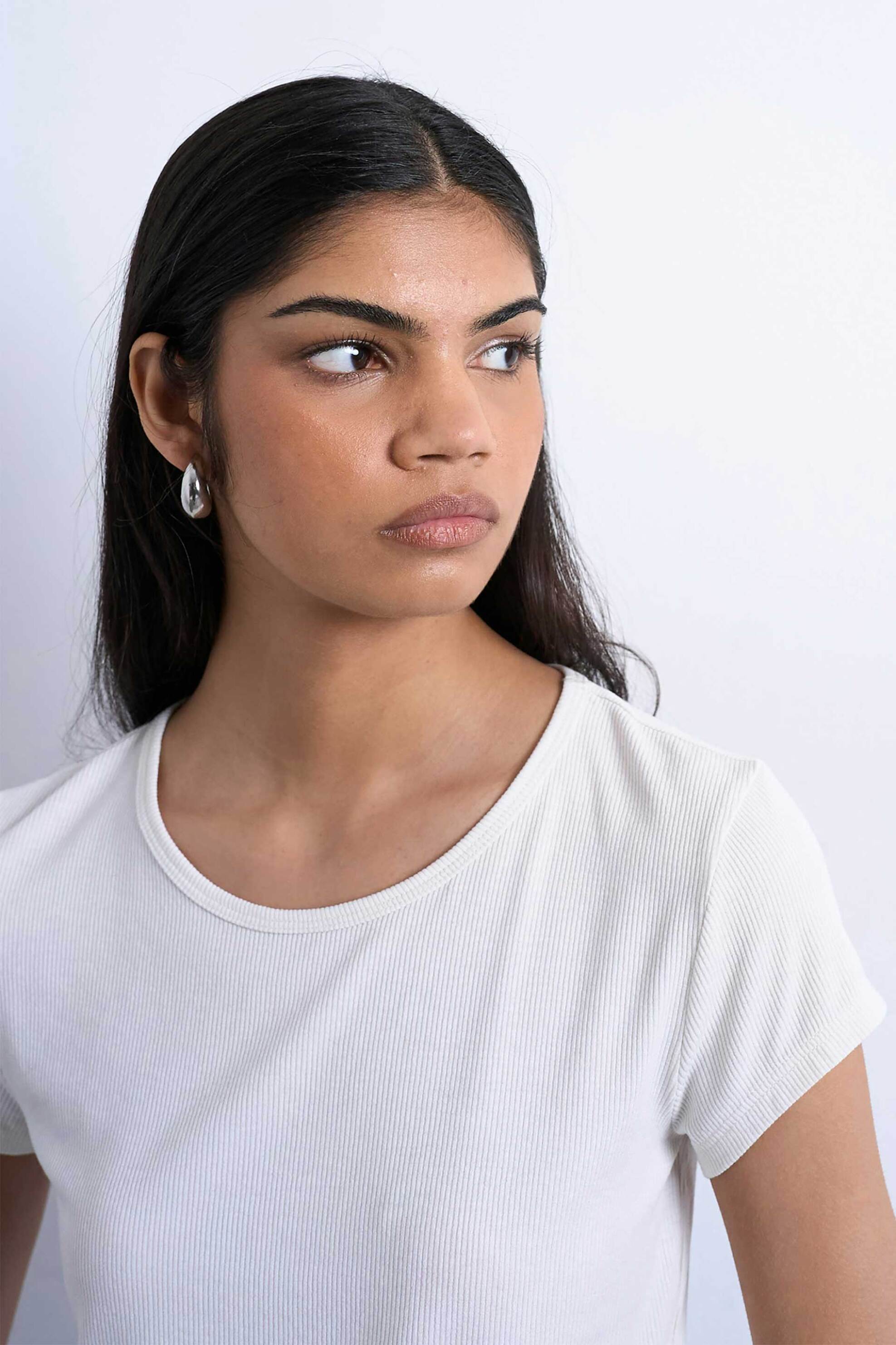 Topshop γυναικείο T-shirt μονόχρωμο 