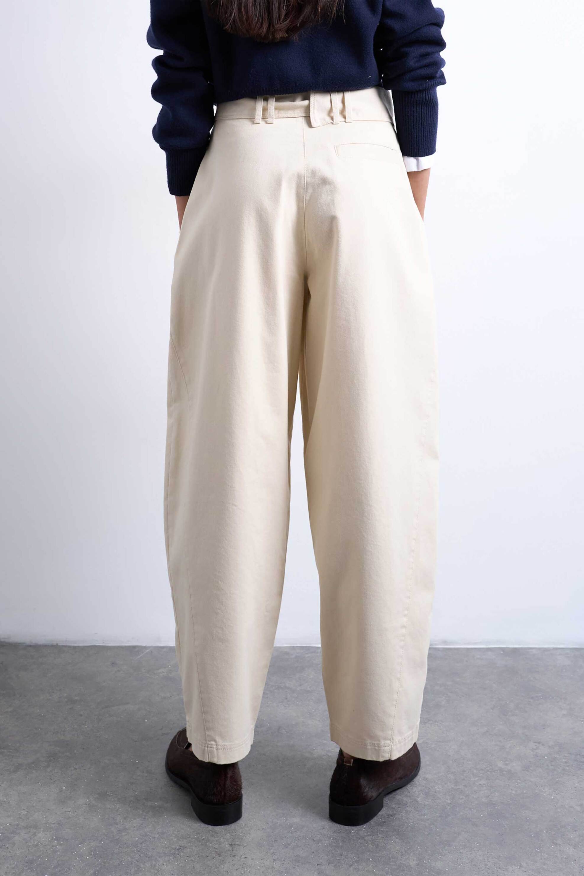 Topshop γυναικείο παντελόνι Regular Fit "Tsbelly" - 31000841 Εκρού φωτογραφία