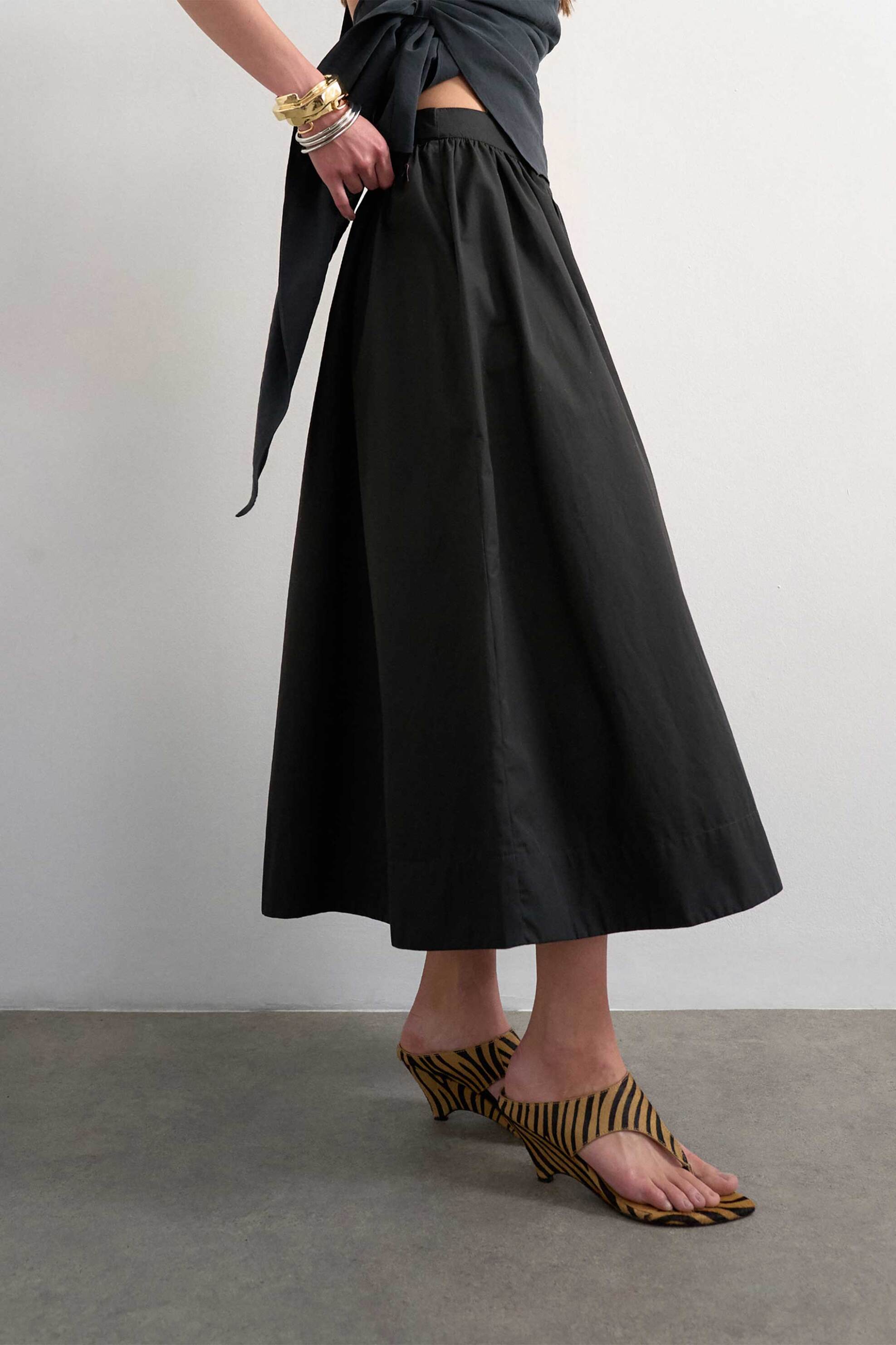 Topshop γυναικεία midi φούστα 