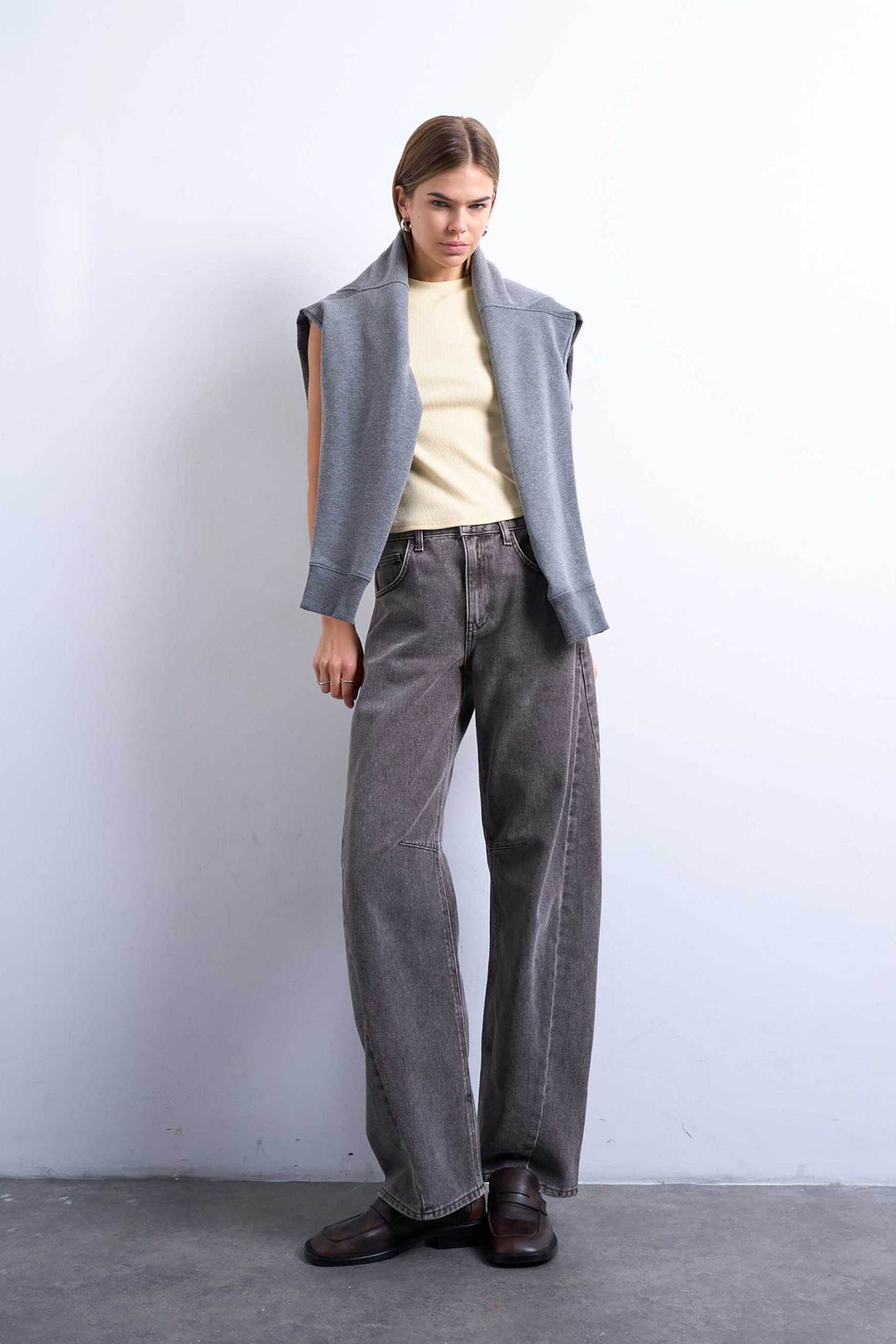 Topshop γυναικεία μπλούζα μονόχρωμη 