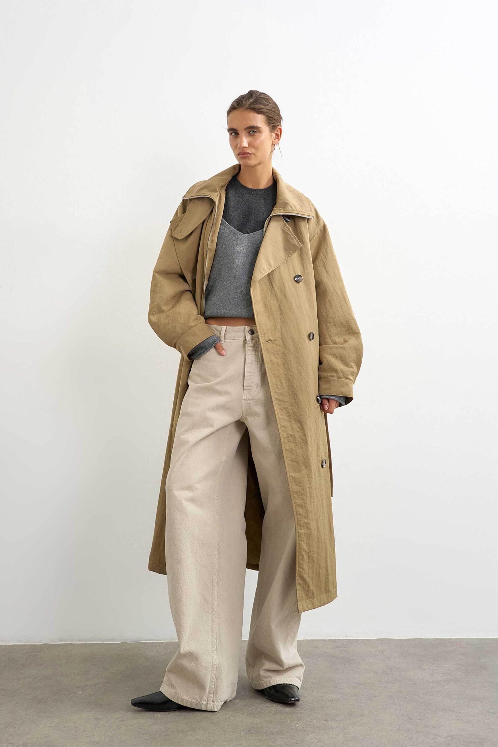 TOPSHOP Topshop γυναικεία καπαρτίνα "Sus" - 31001488 Μπεζ