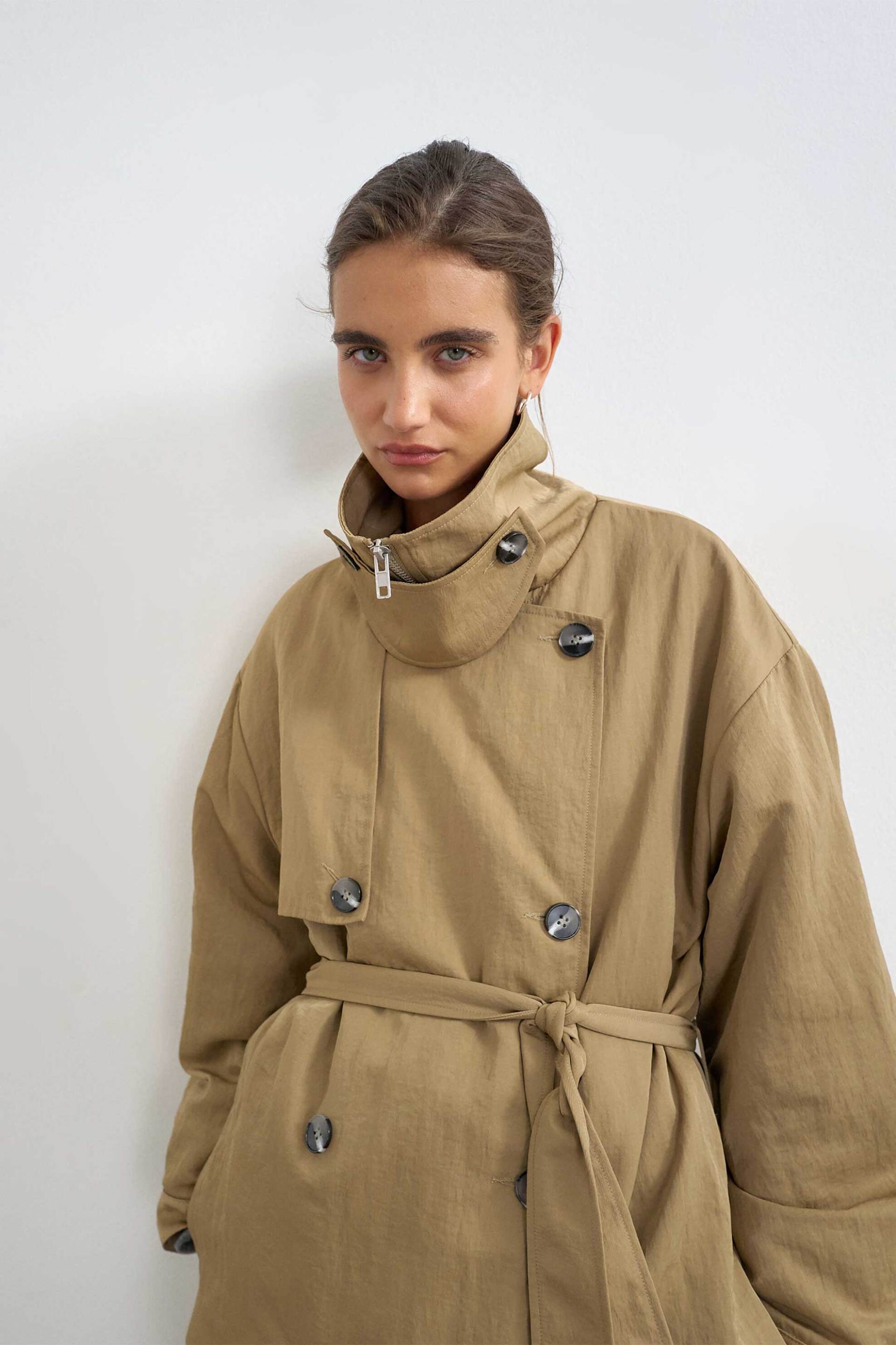 TOPSHOP Topshop γυναικεία καπαρτίνα "Sus" - 31001488 Μπεζ - 2
