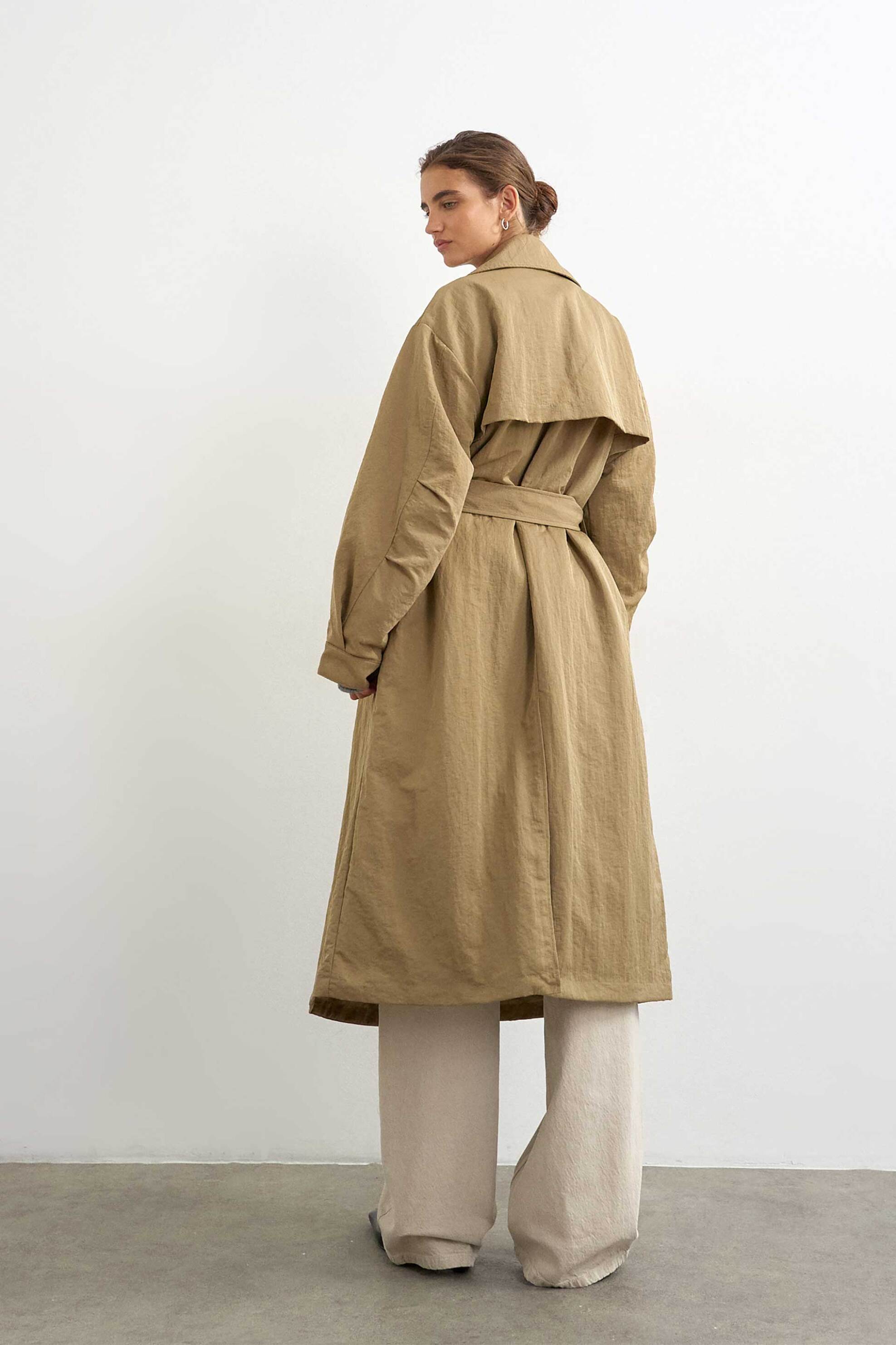 TOPSHOP Topshop γυναικεία καπαρτίνα "Sus" - 31001488 Μπεζ - 3