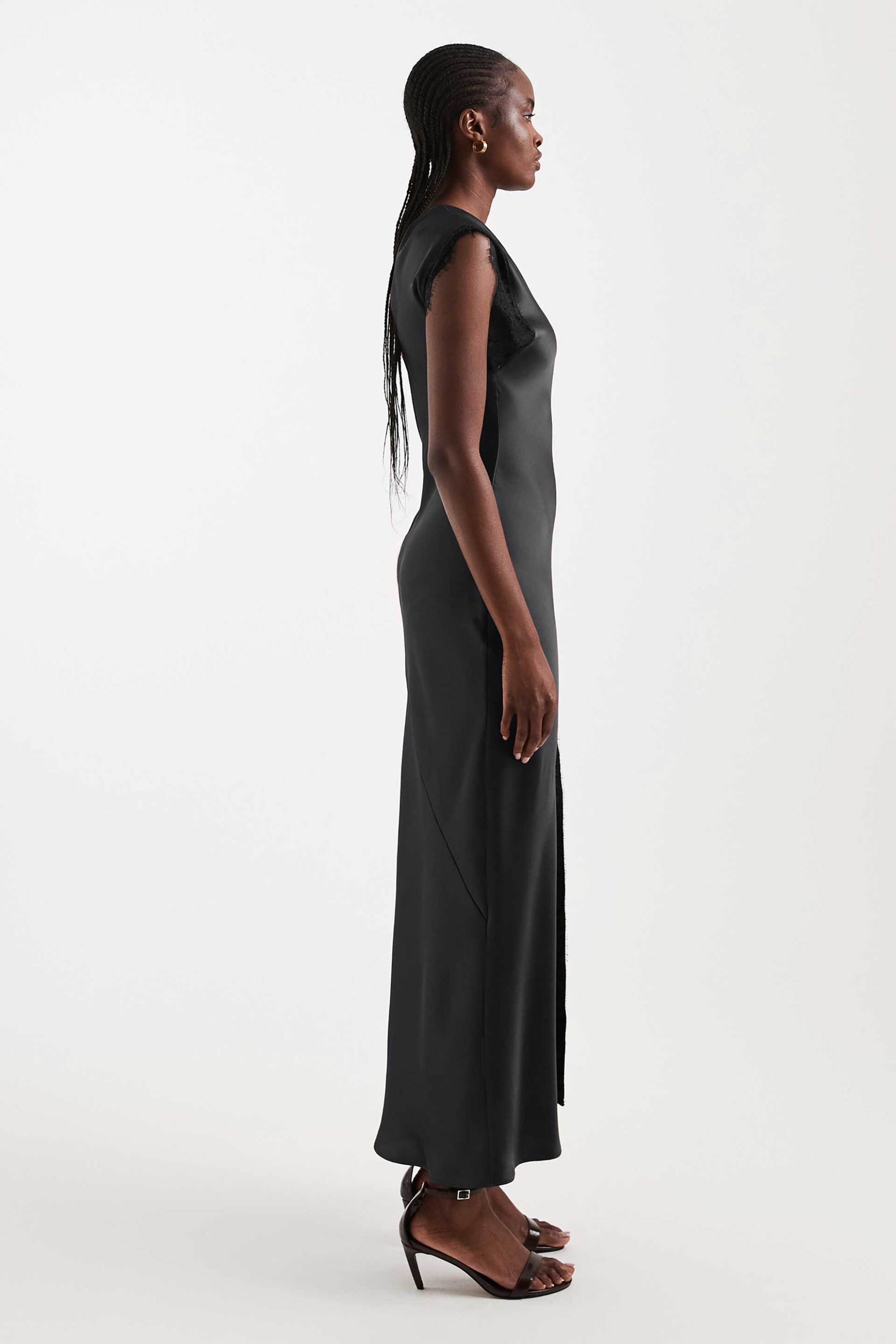 Topshop γυναικείο midi φόρεμα σατέν 