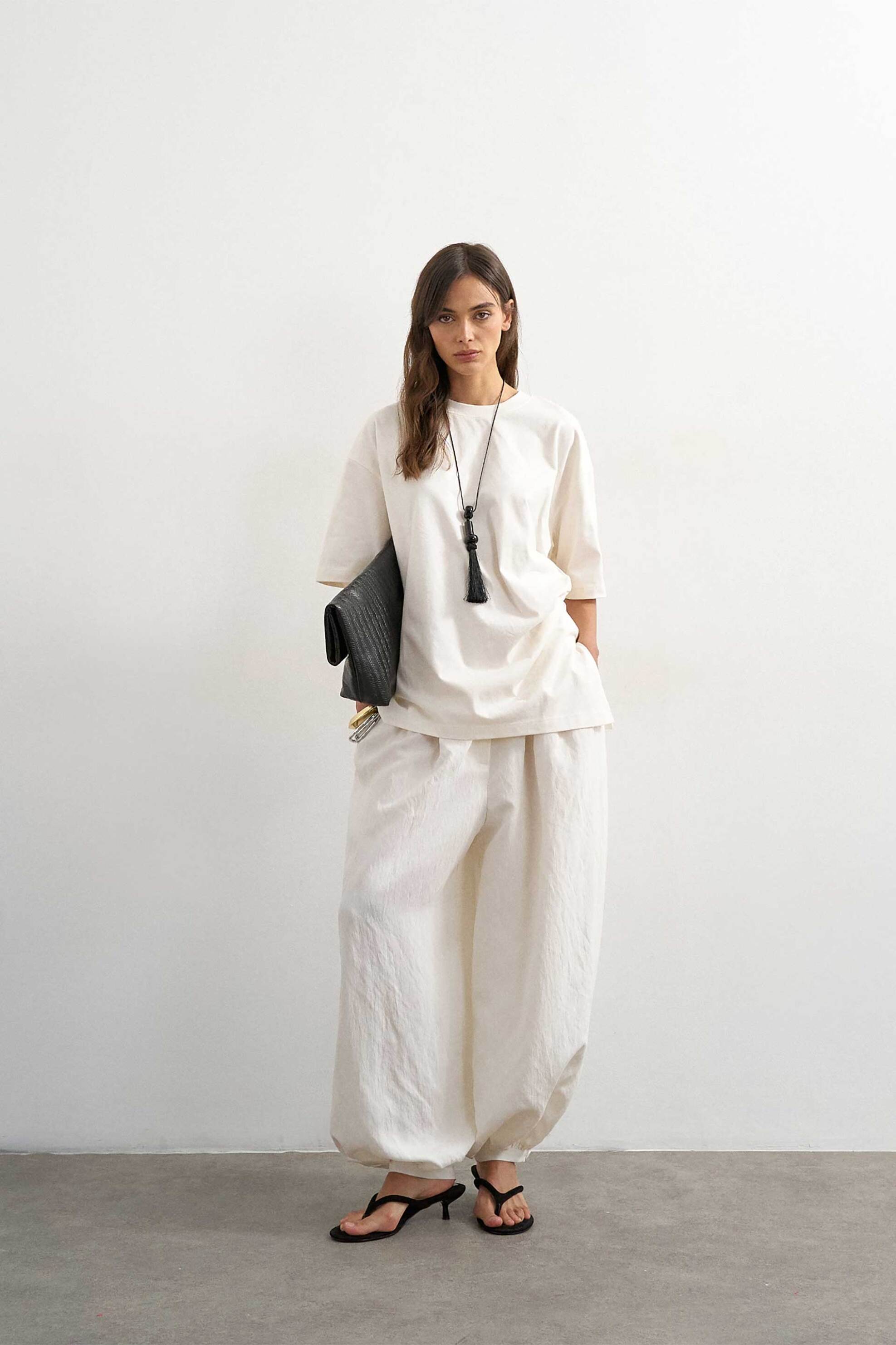Topshop γυναικείο T-shirt μονόχρωμο Oversize Fit 