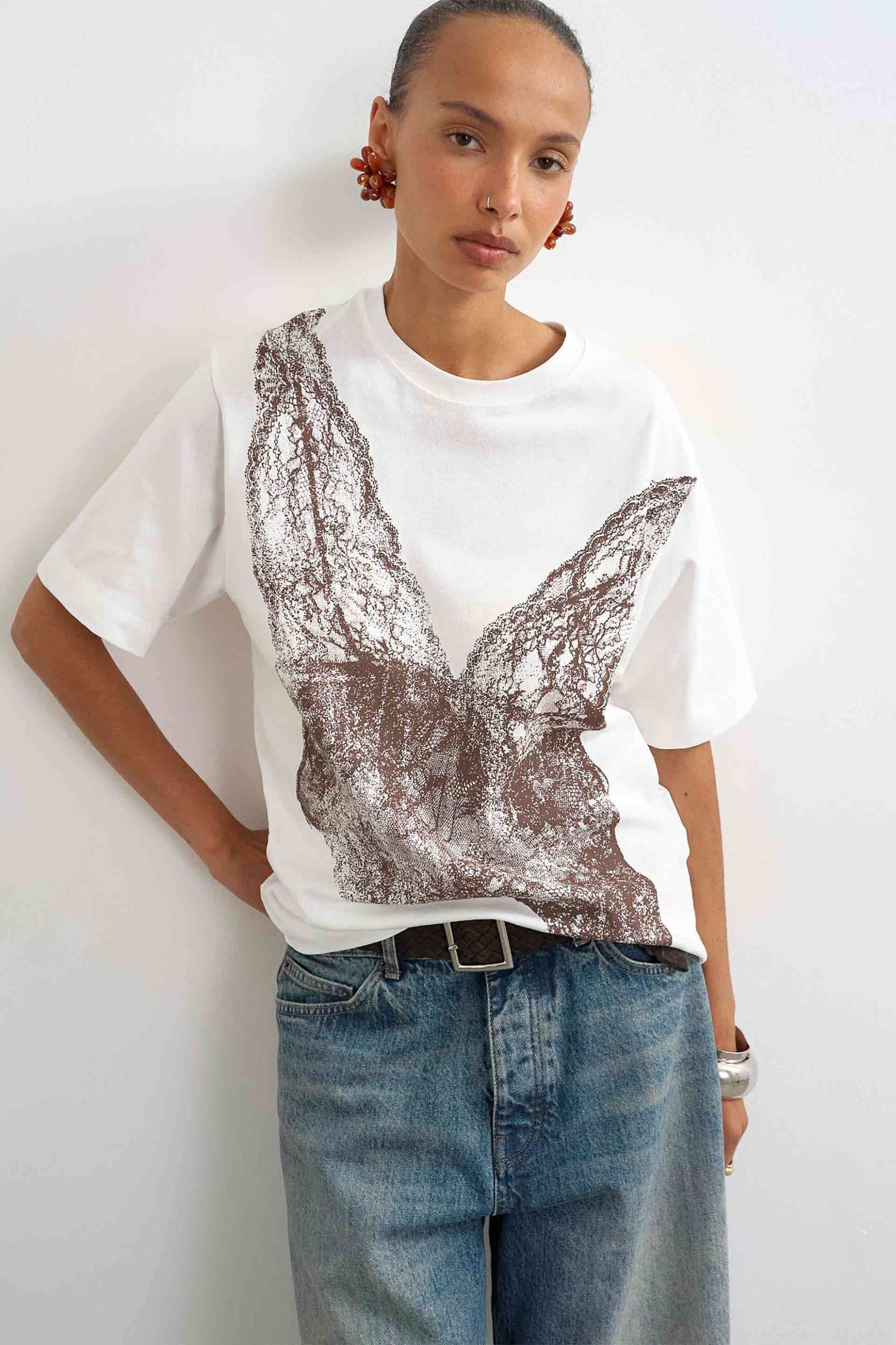 Topshop γυναικείο T-shirt Regular Fit 