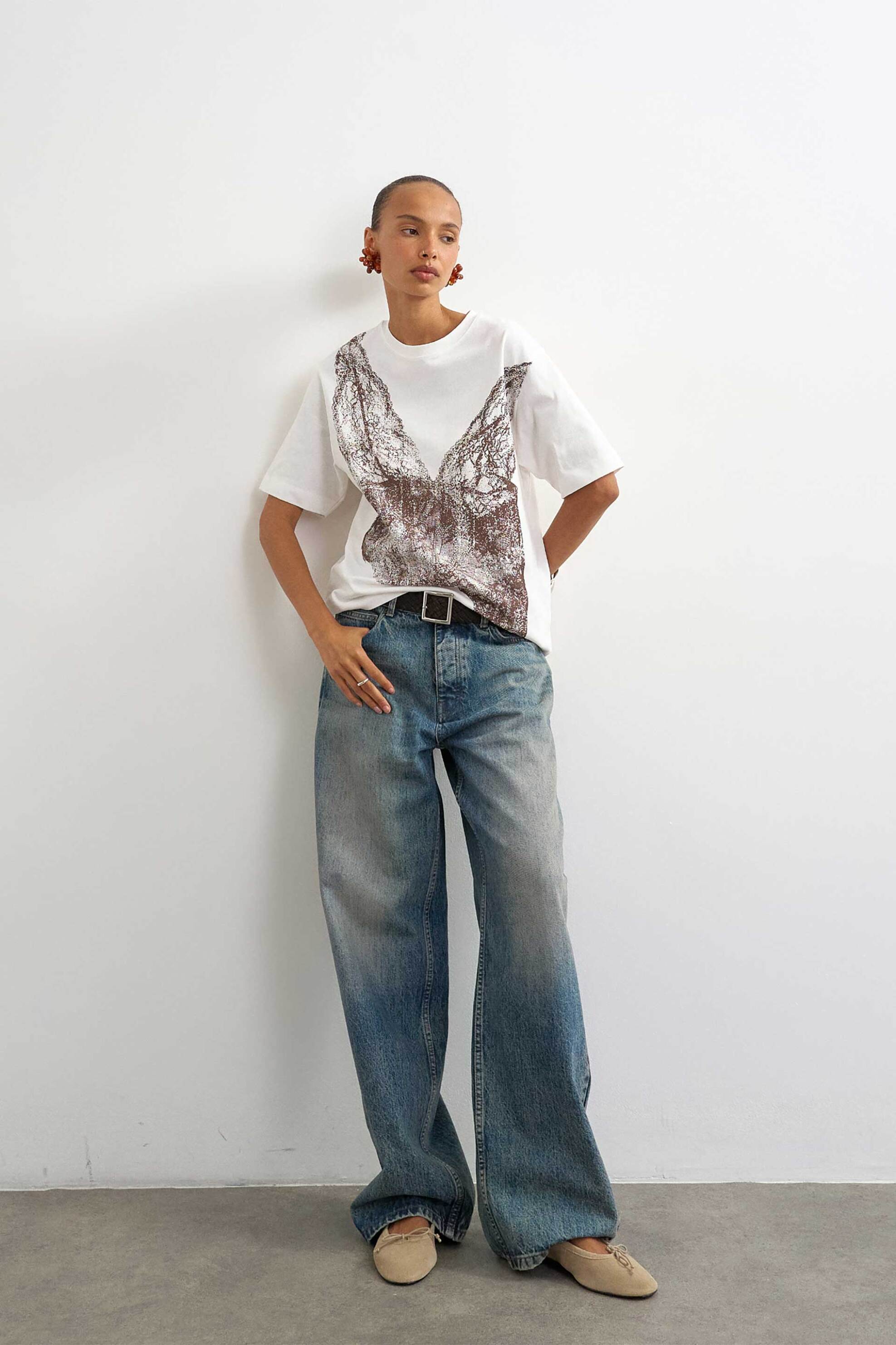 Topshop γυναικείο T-shirt Regular Fit 