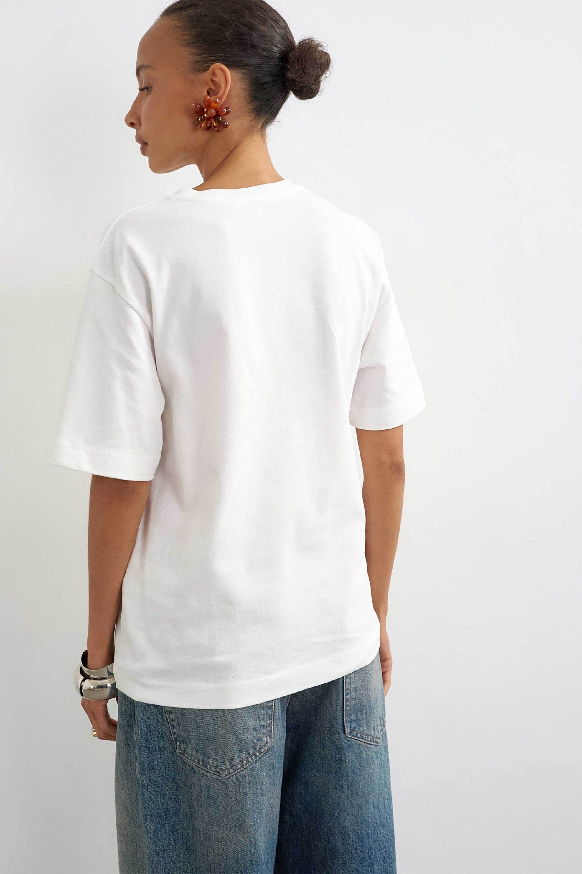 TOPSHOP Topshop γυναικείο T-shirt Regular Fit "Boel" - 31002188 Λευκό - 3