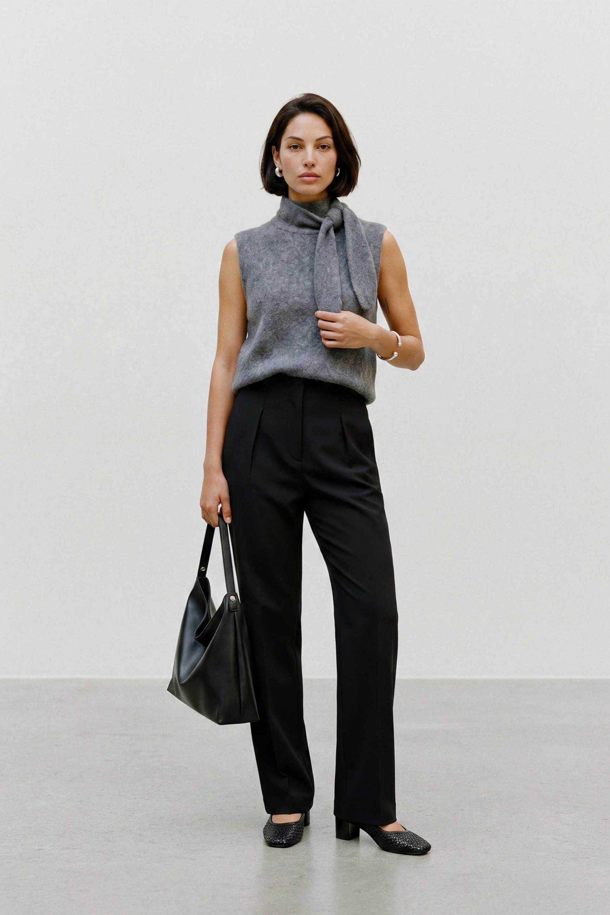 Topshop γυναικείο παντελόνι ψηλόμεσο Straight Fit 
