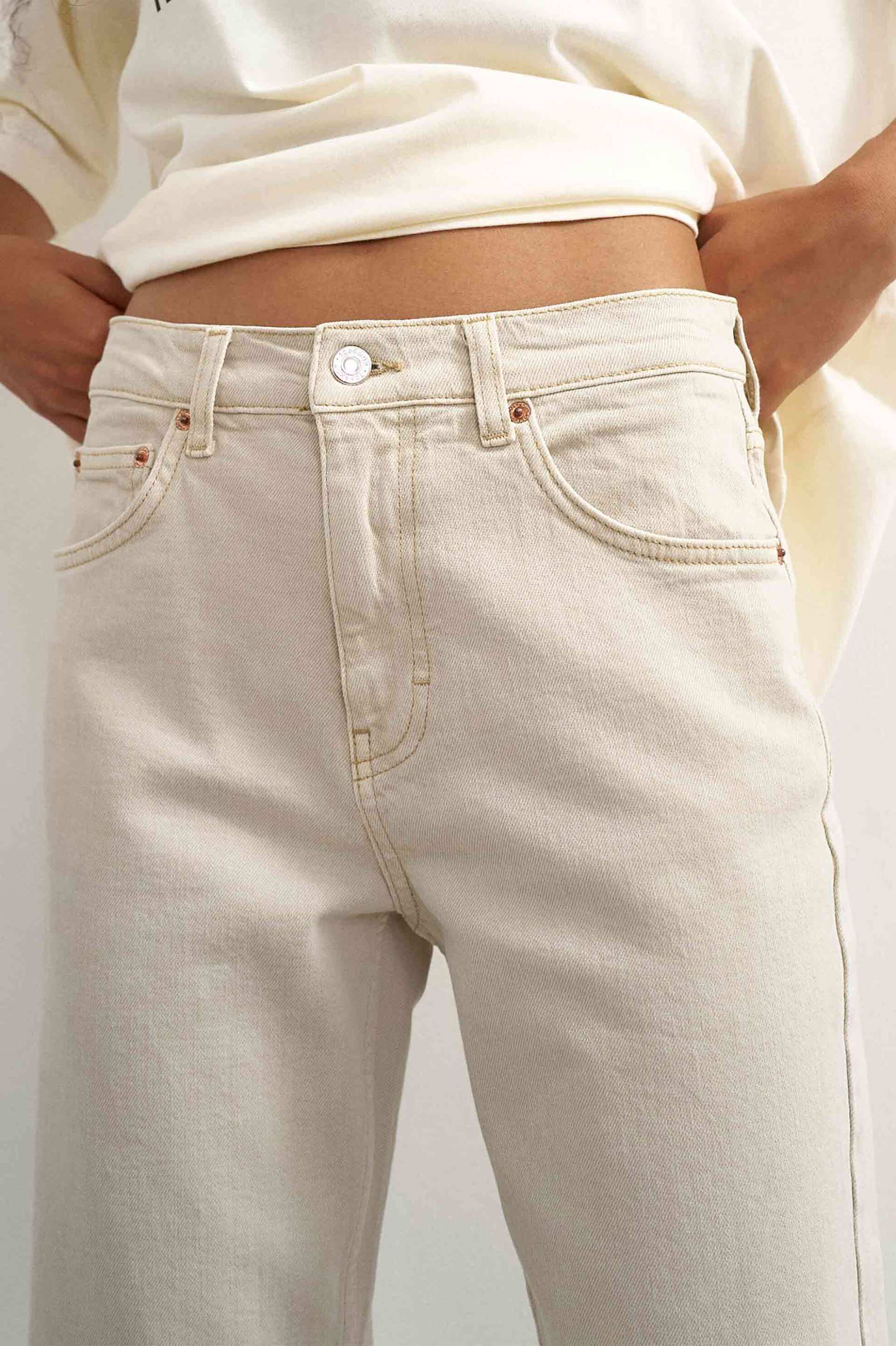 TOPSHOP Topshop γυναικείο τζιν παντελόνι Regular Fit "Orson" - 31002148 Εκρού - 3