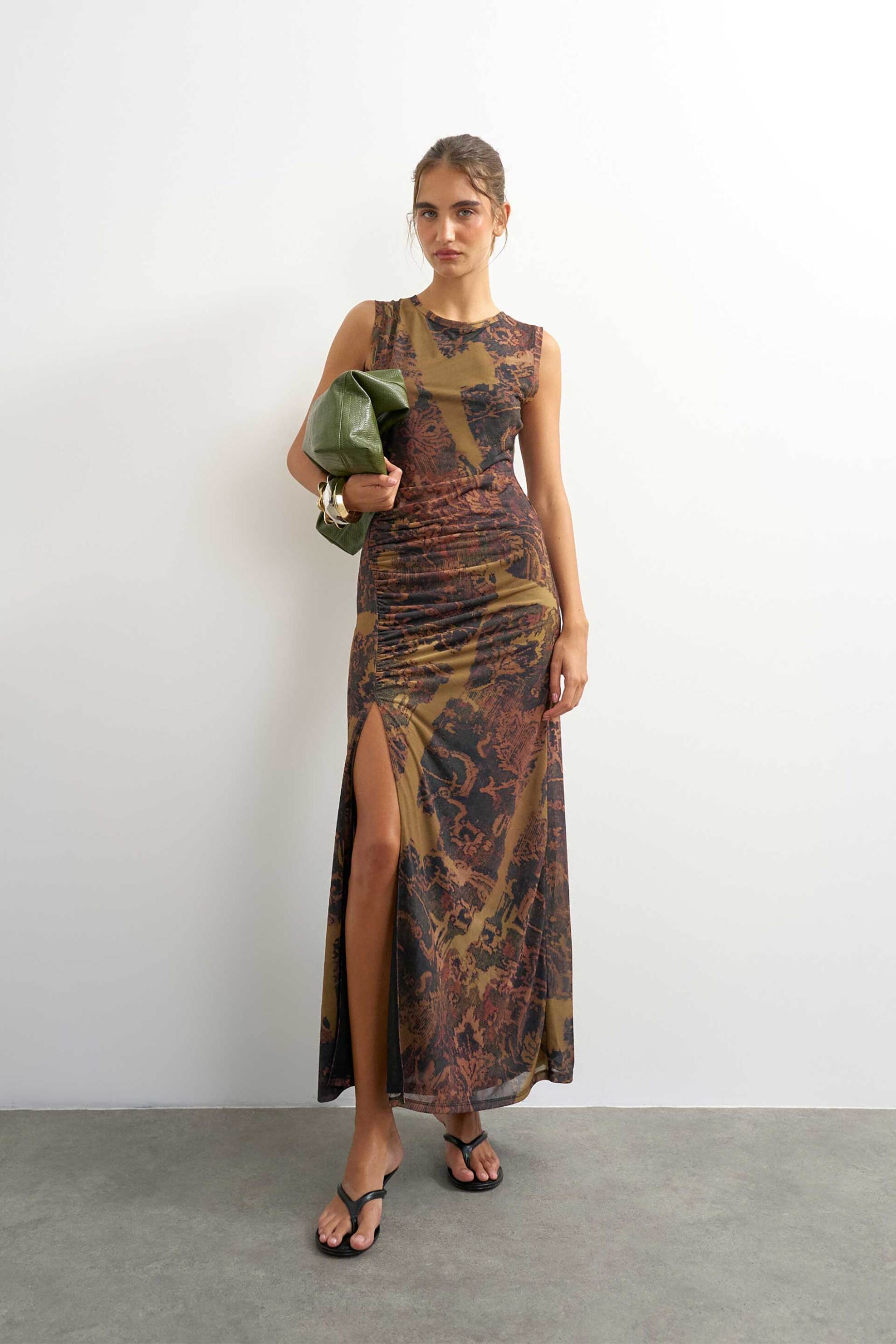 Topshop γυναικείο midi φόρεμα 
