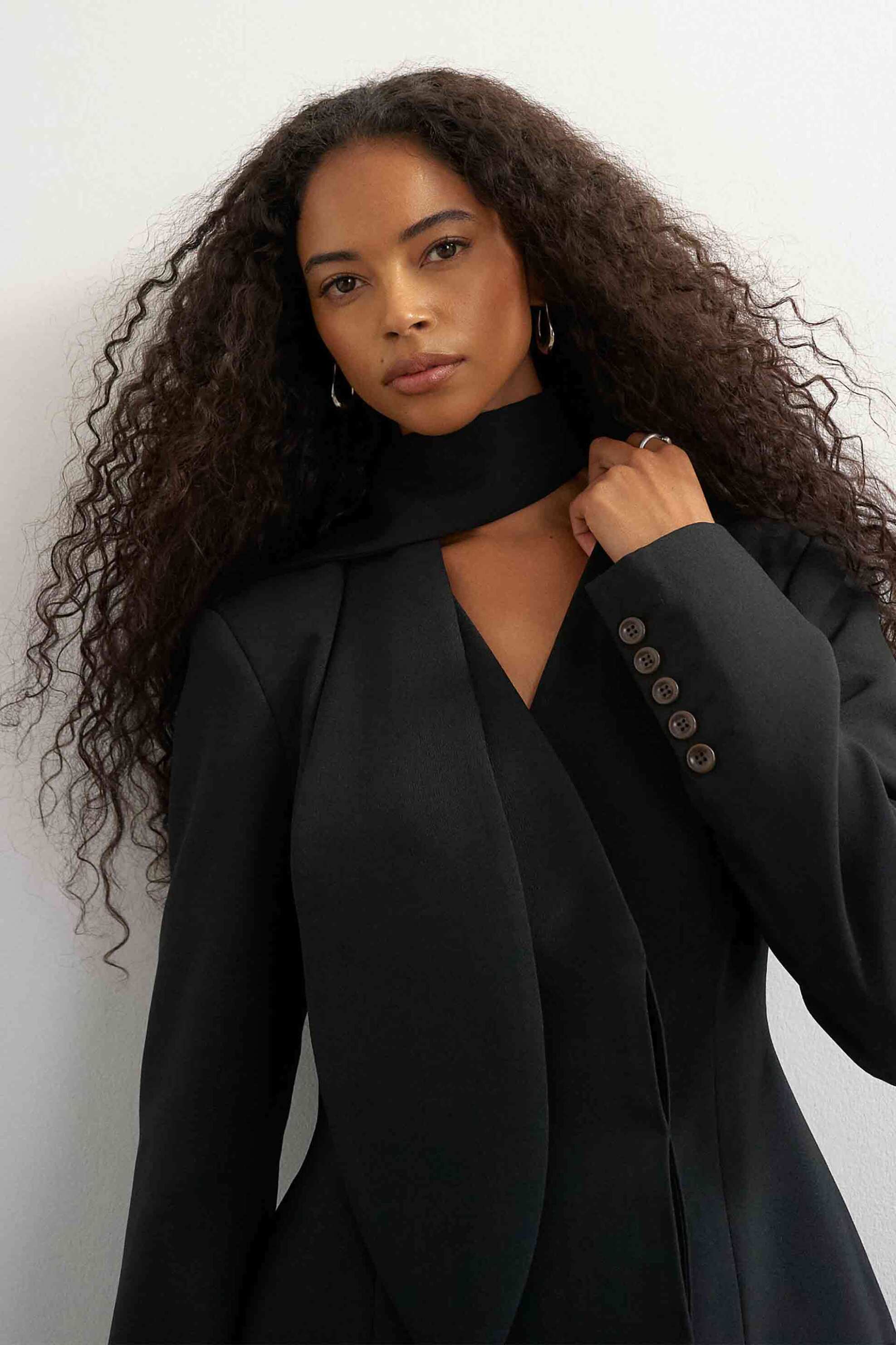 Topshop γυναικείο σακάκι με V λαιμόκοψη 