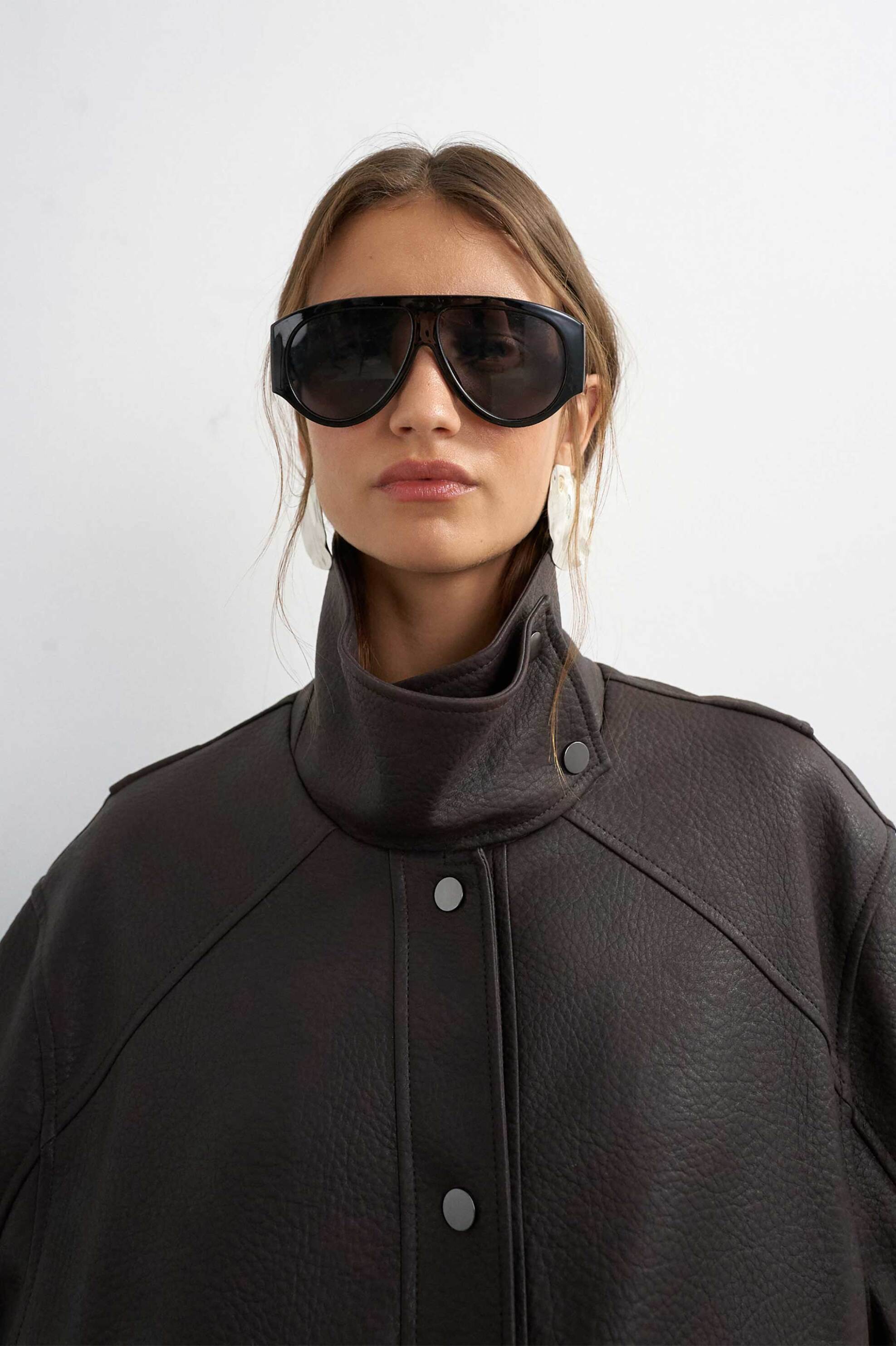 Topshop γυναικείο jacket faux δέρμα 