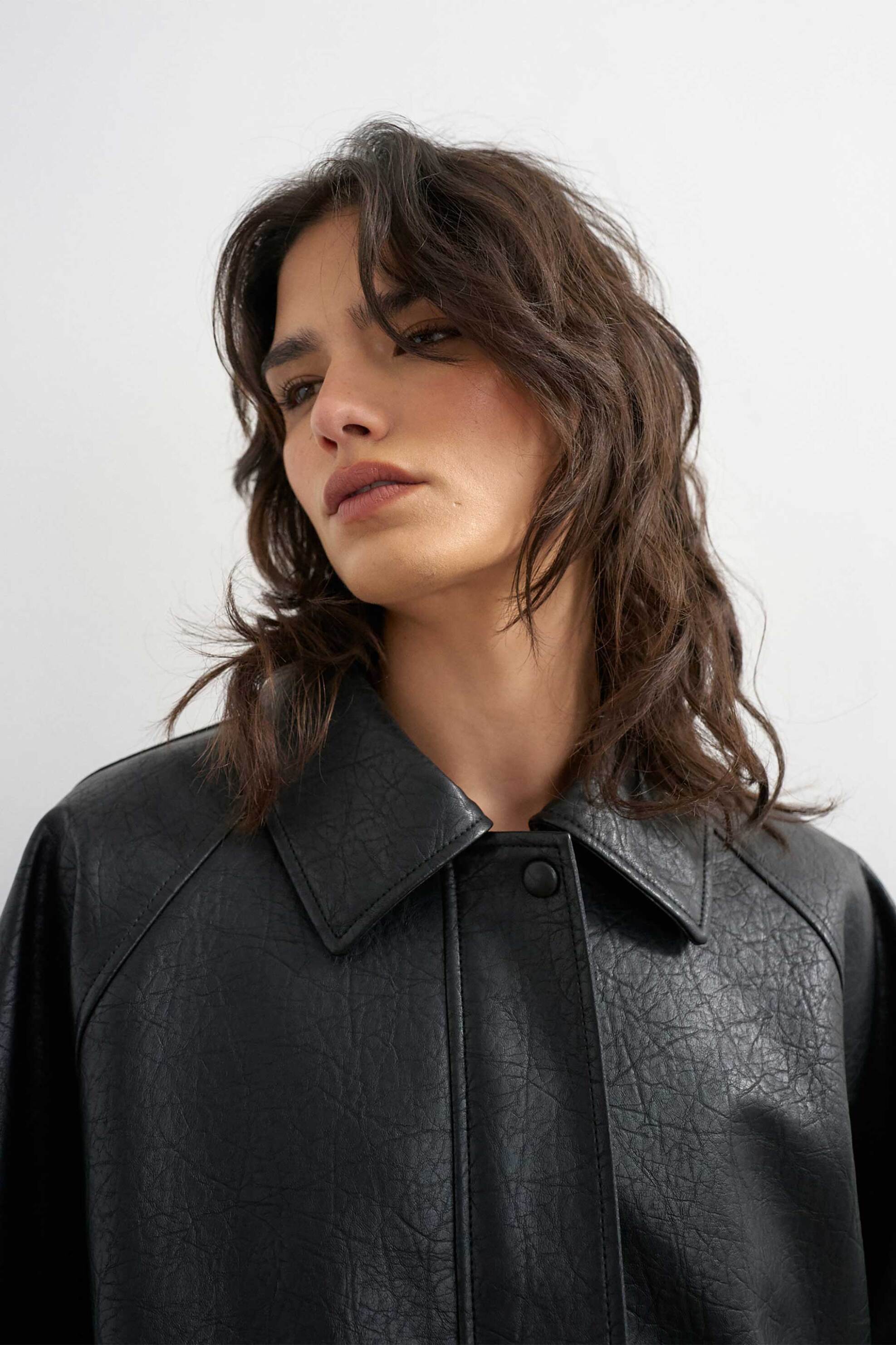 Topshop γυναικείο jacket faux δέρμα 
