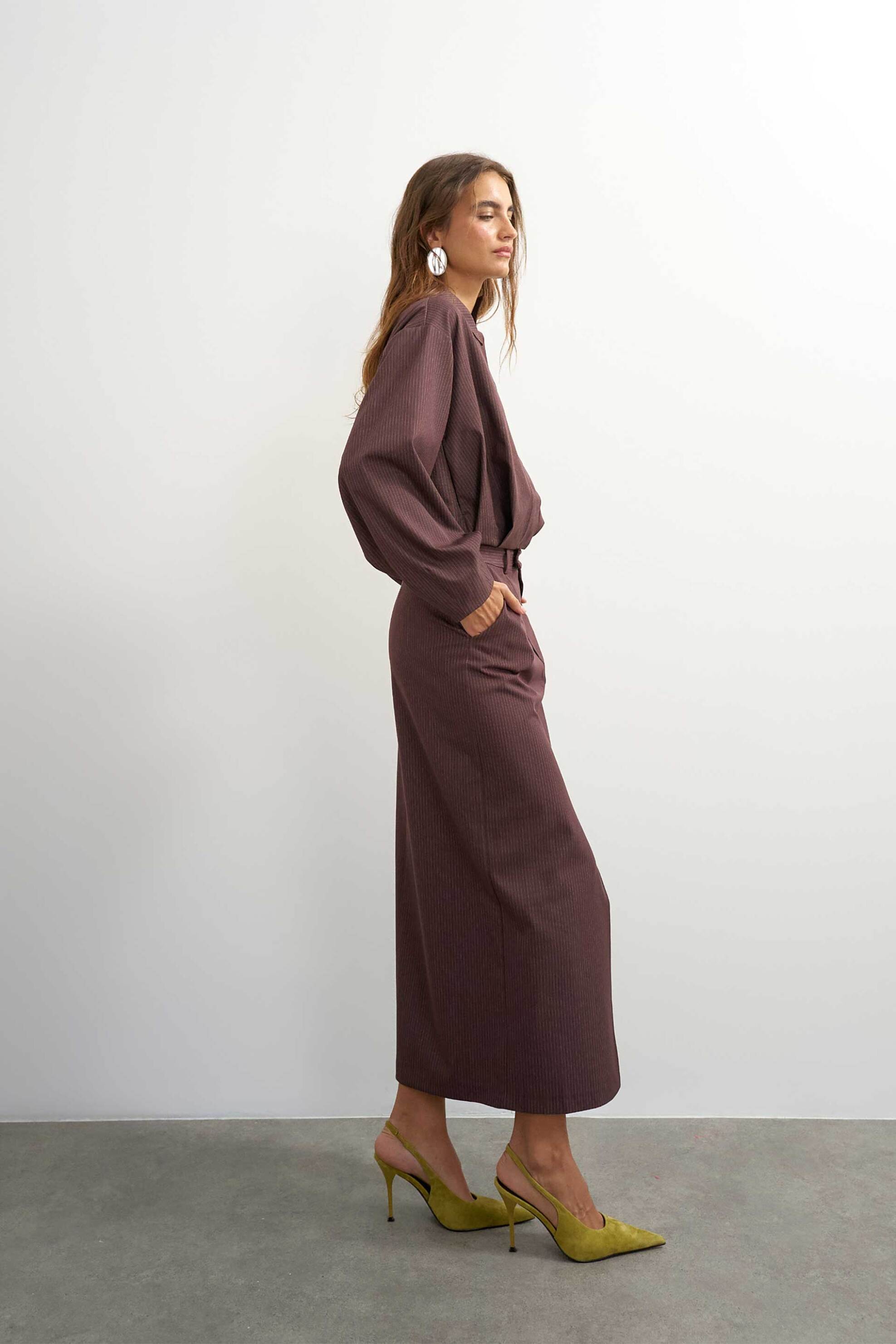 Topshop γυναικεία midi φούστα 