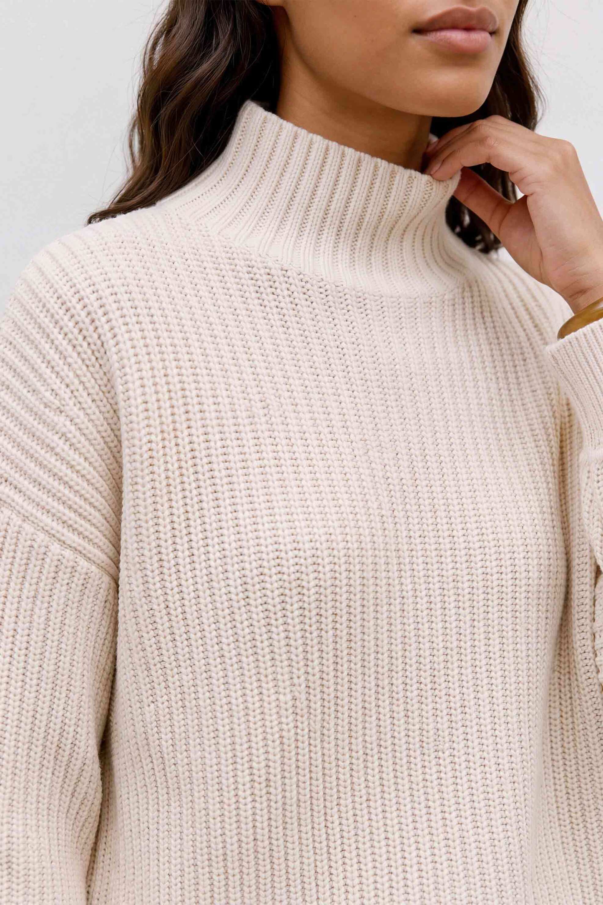 Topshop γυναικείο πουλόβερ με ζιβάγκο 