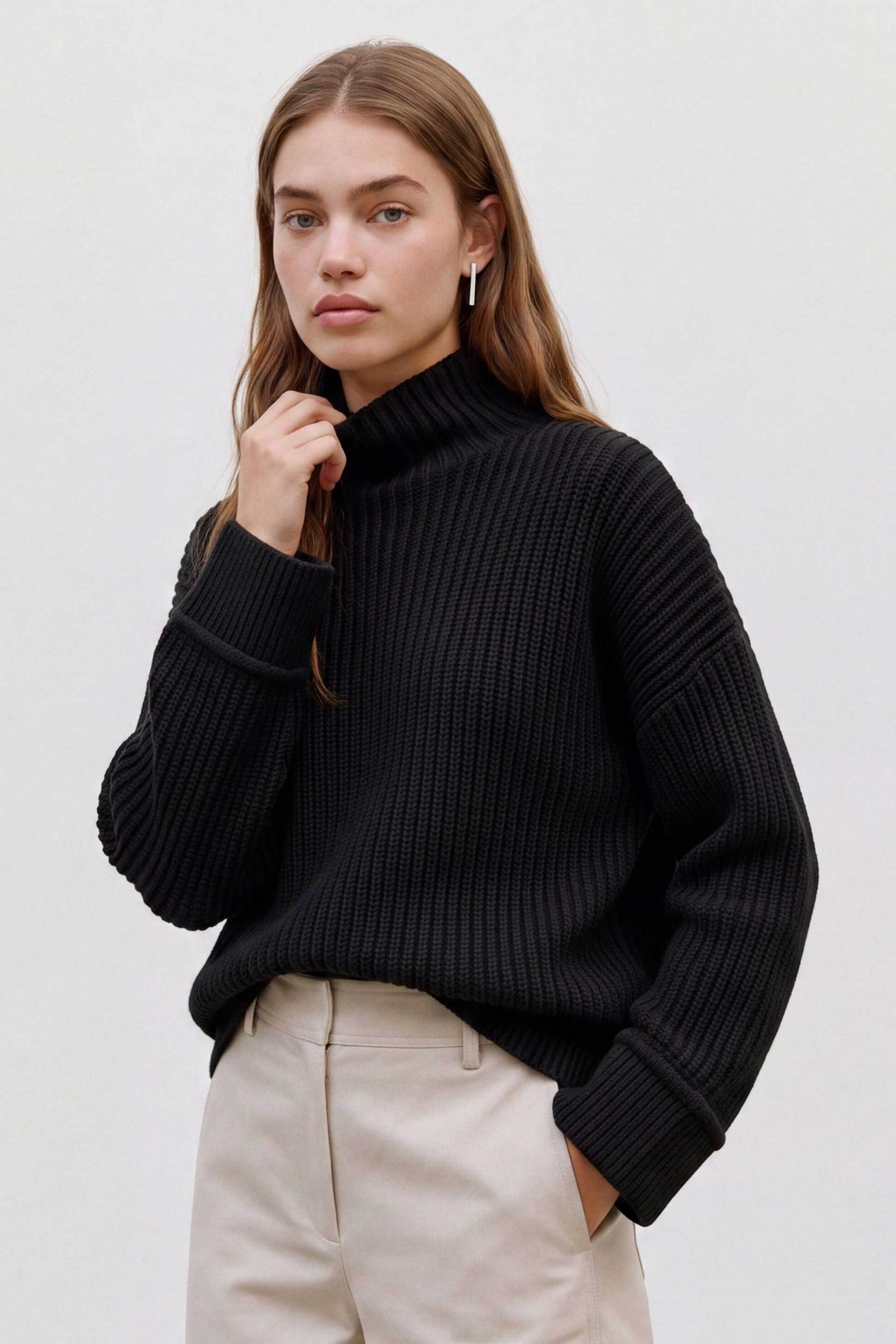 Topshop γυναικείο πουλόβερ με ζιβάγκο 