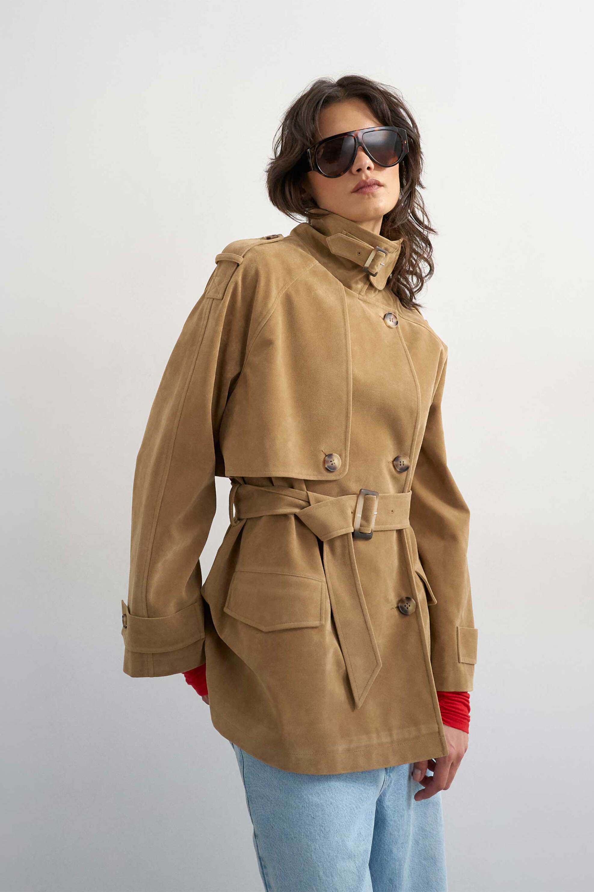 Topshop γυναικεία κοντή καπαρτίνα 
