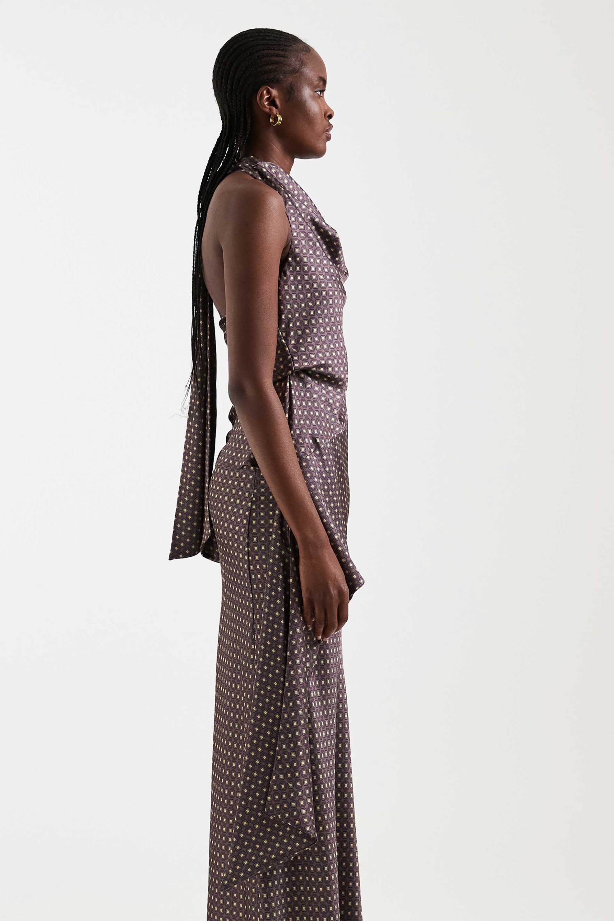Topshop γυναικείο τοπ με halter λαιμόκοψη 