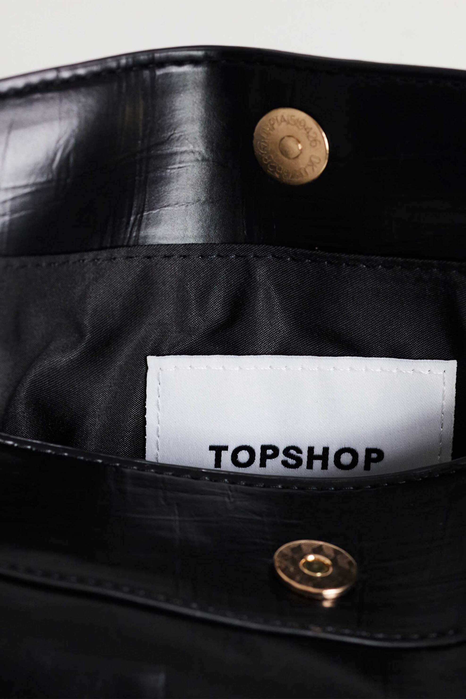 TOPSHOP Topshop γυναικεία τσάντα ώμου "Annabel" - 31001666 Μαύρο - 3