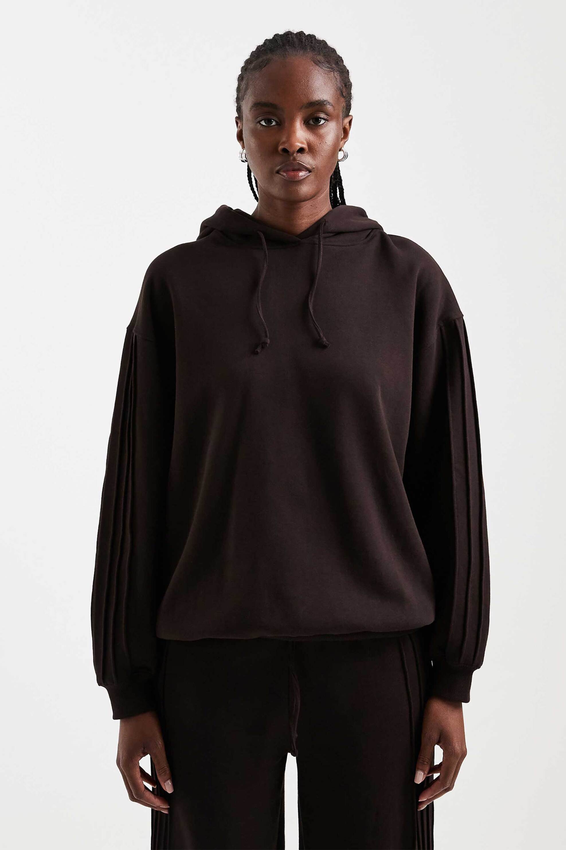 Topshop γυναικείο φούτερ με κουκούλα 