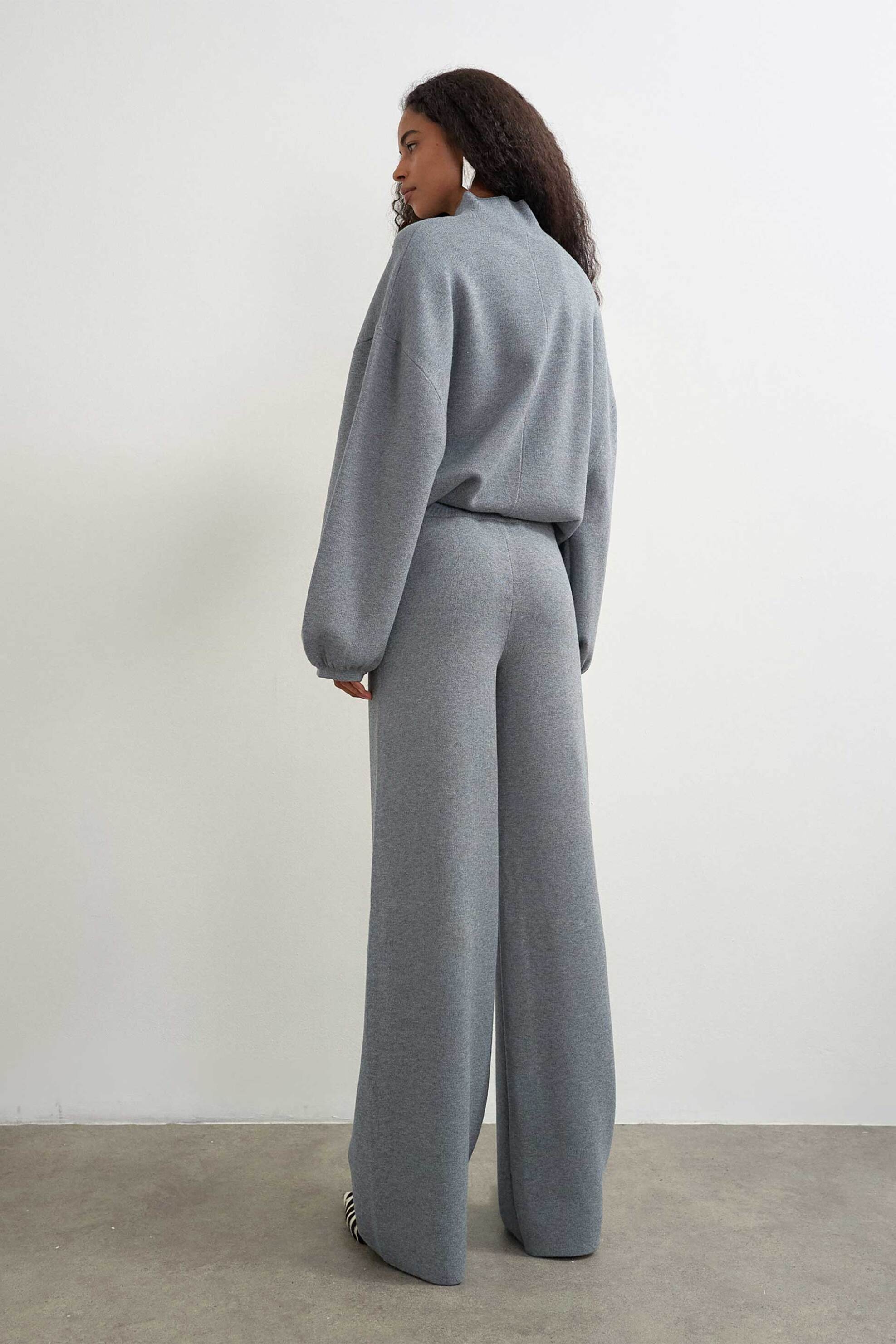 TOPSHOP Topshop γυναικείο παντελόνι φόρμας "Finja" - 31001677 Γκρι - 3