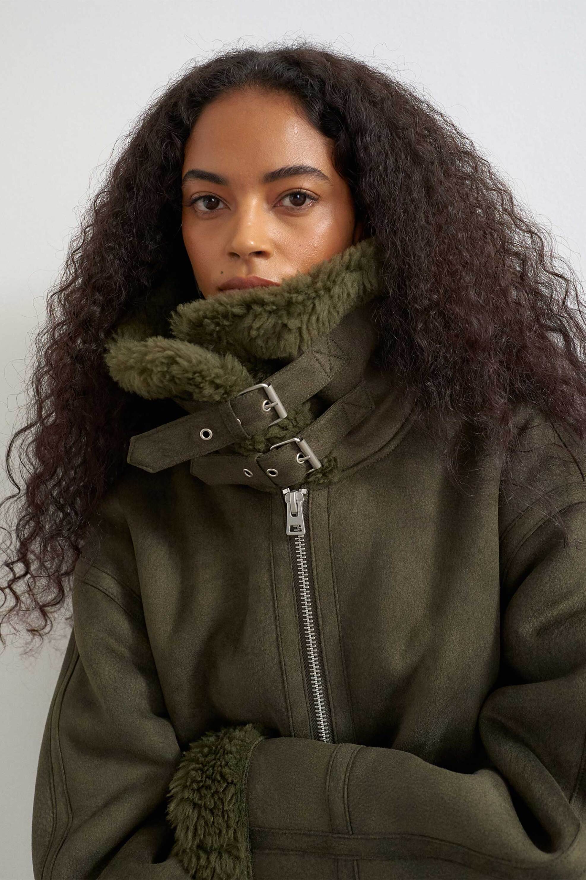 Topshop γυναικείο jacket από faux δέρμα 