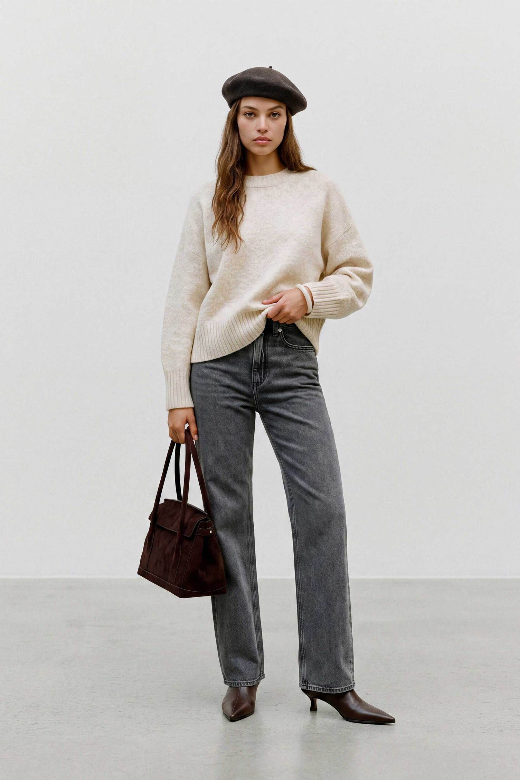 Topshop γυναικείο πουλόβερ μονόχρωμο 