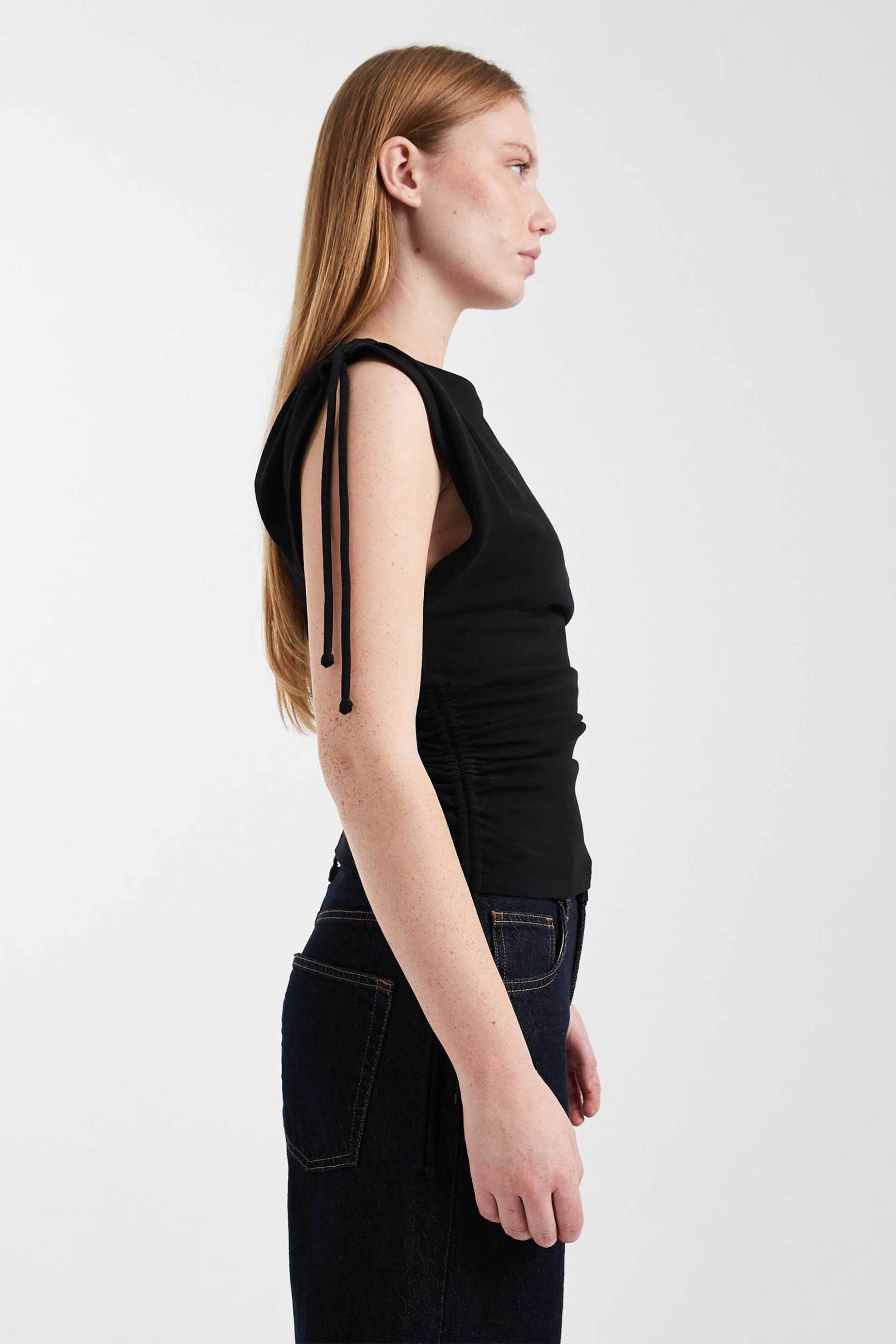 Topshop γυναικεία μπλούζα με ένα μανίκι 