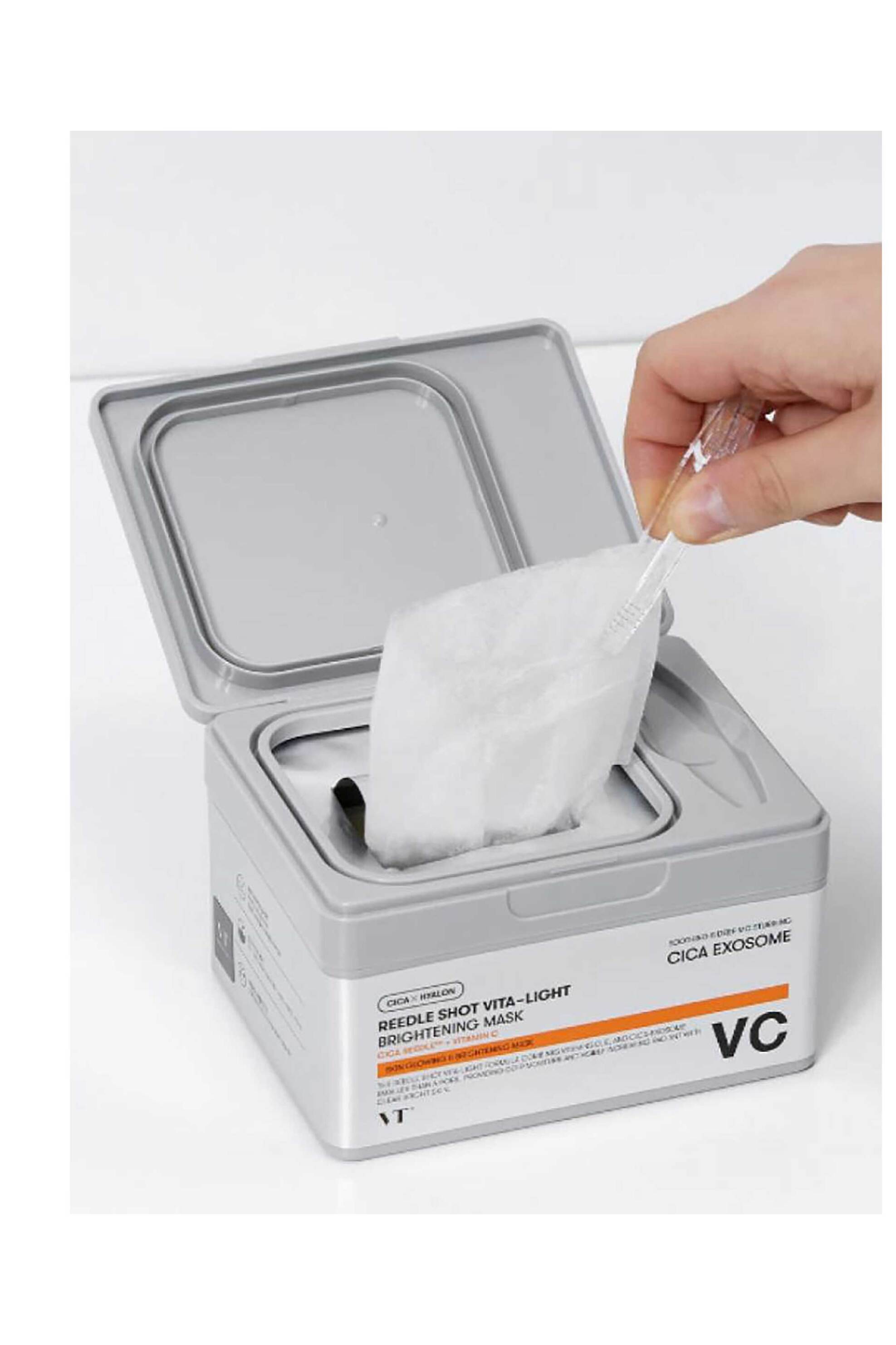 VT Reedle Shot Vita-Light Brightening Mask - Μάσκες Καθημερινής Χρήσης Με Λευκαντικά Συστατικά (30 τεμάχια) - 8803463006242 φωτογραφία