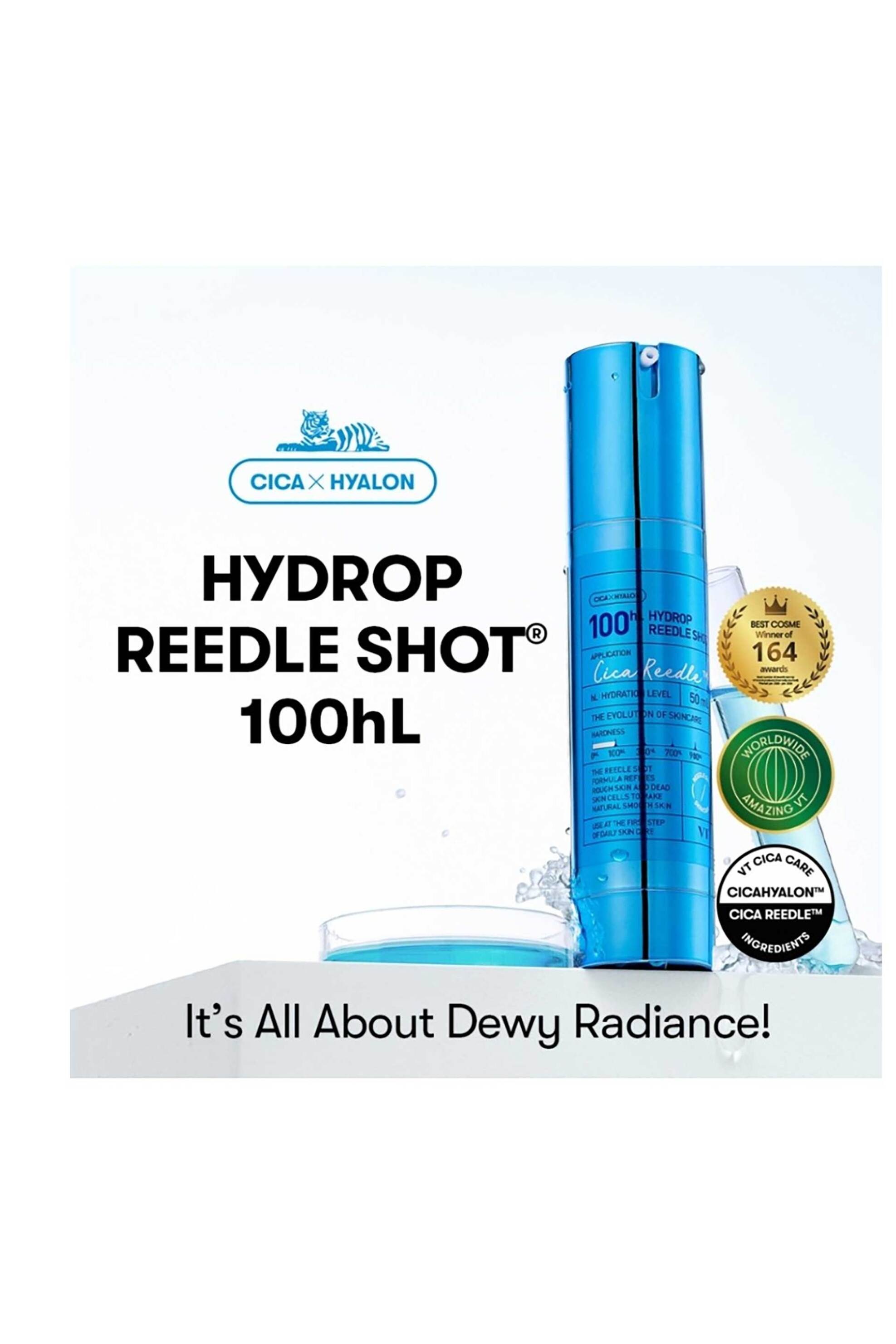 VT Hydrop Reedle Shot 100 - Ενισχυτικό Με Τεχνολογία Microneedle & Υαλουρονικό 50 ml - 8803463007546 φωτογραφία